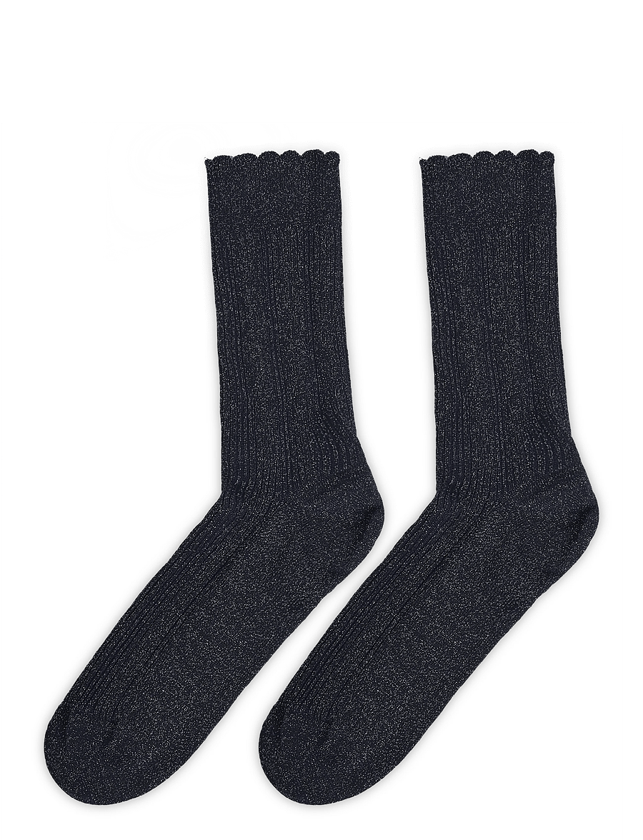 mp Denmark - Julia glitter socks - normale socken - navy - 1