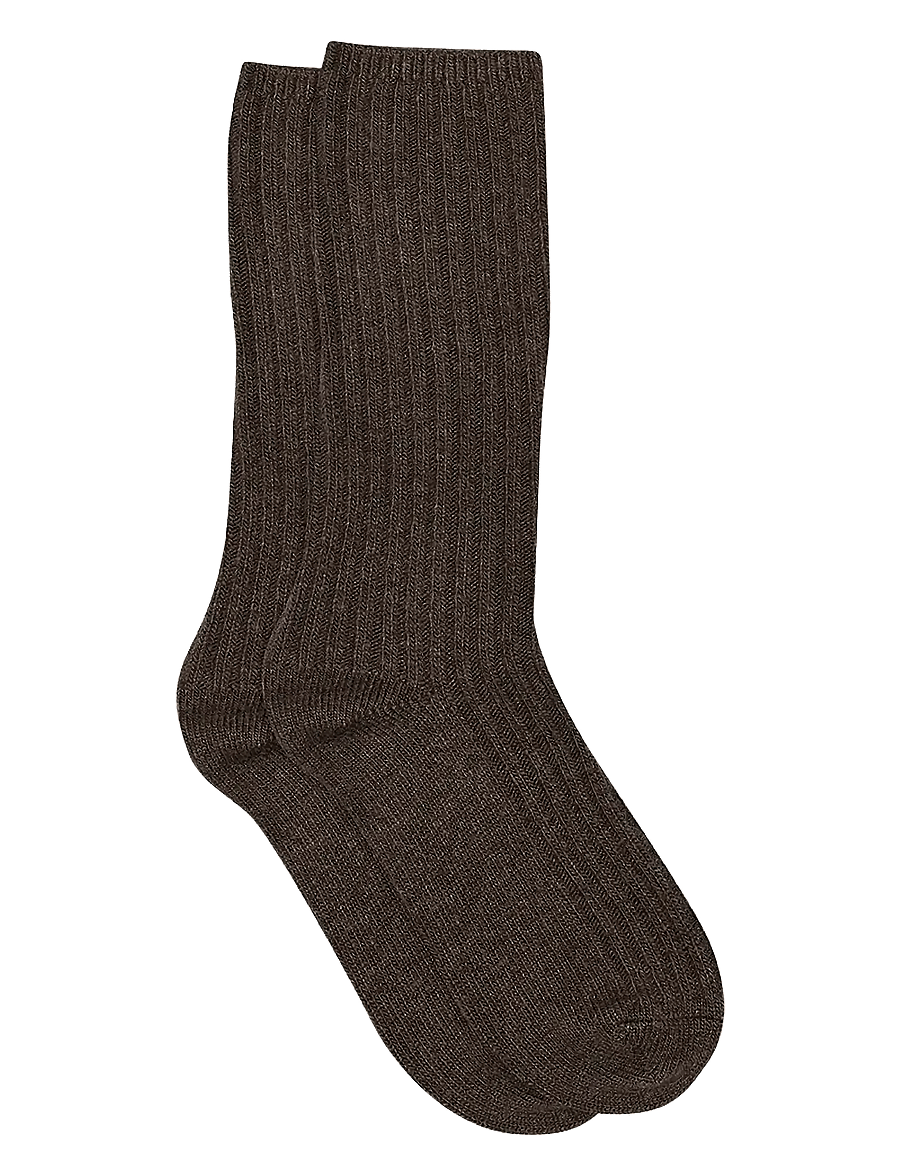 mp Denmark - Bess long socks - almindelige strømper - brown melange - 0