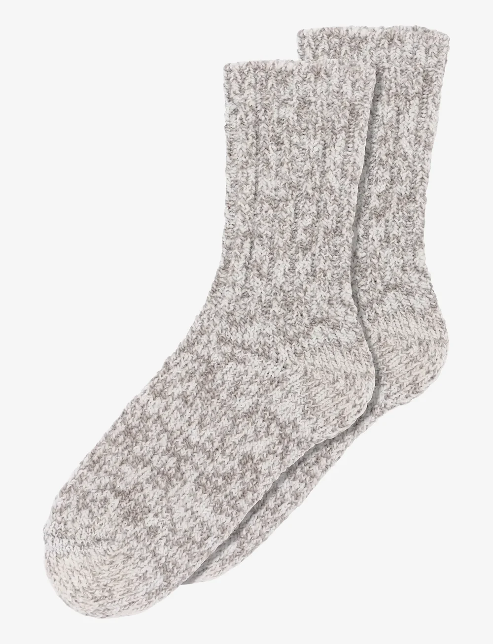mp Denmark - Wool rag sock - almindelige strømper - light brown melange - 0