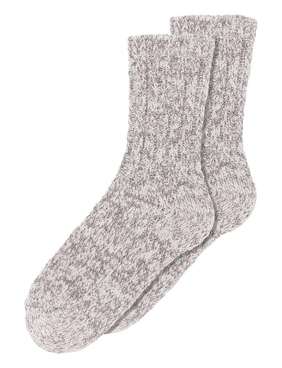 mp Denmark - Wool rag sock - normale socken - light brown melange - 0