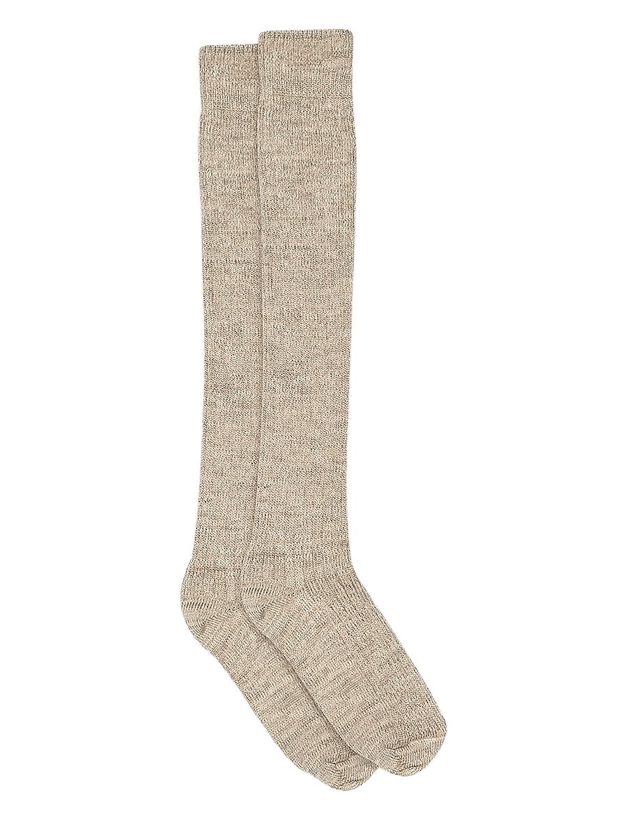 mp Denmark - Megan knee socks - chaussettes hautes - light brown melange - 0