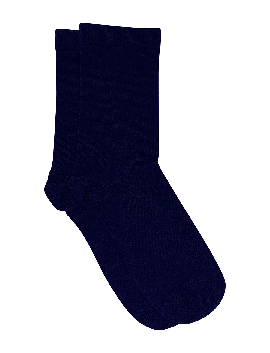 mp Denmark - Wool/cotton socks - klassikalised sokid - navy - 0