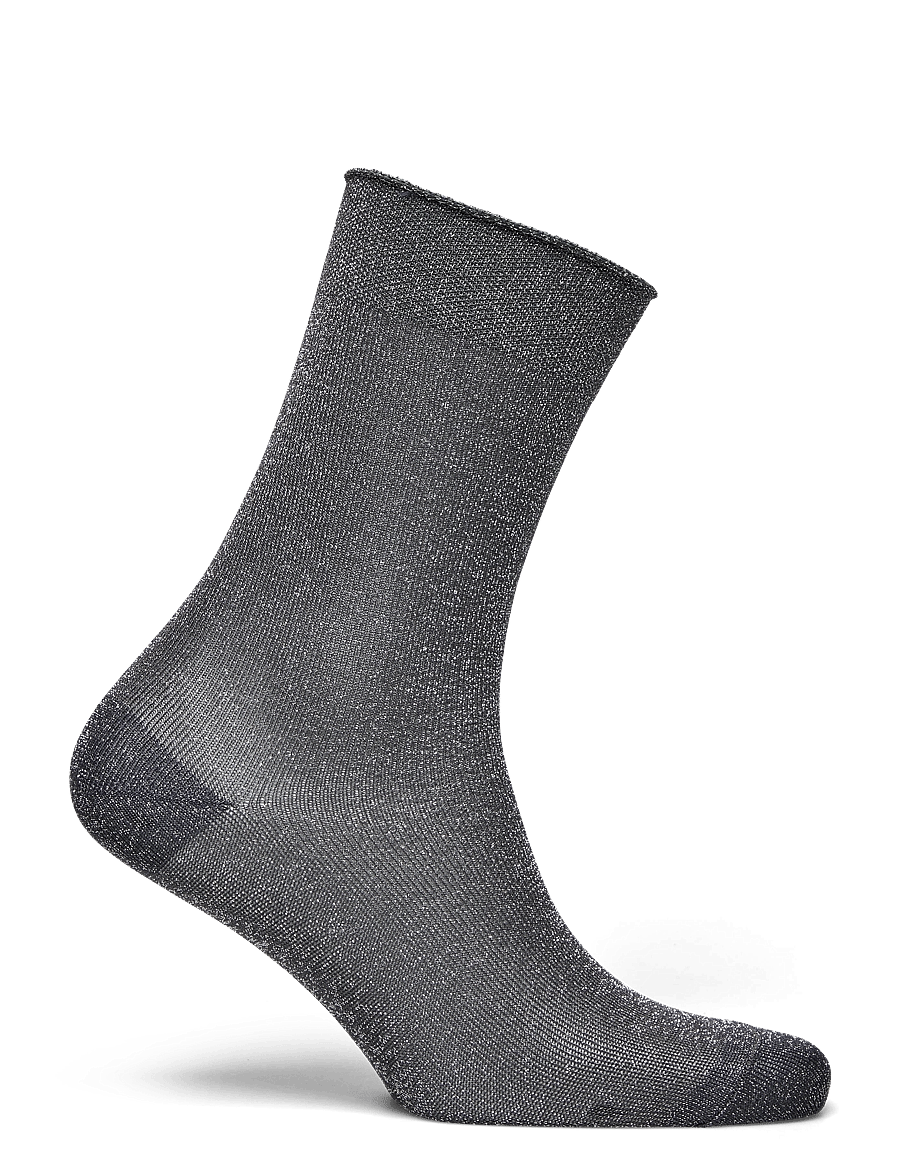 mp Denmark - Pernille glitter socks - klassikalised sokid - medium grey melange - 1