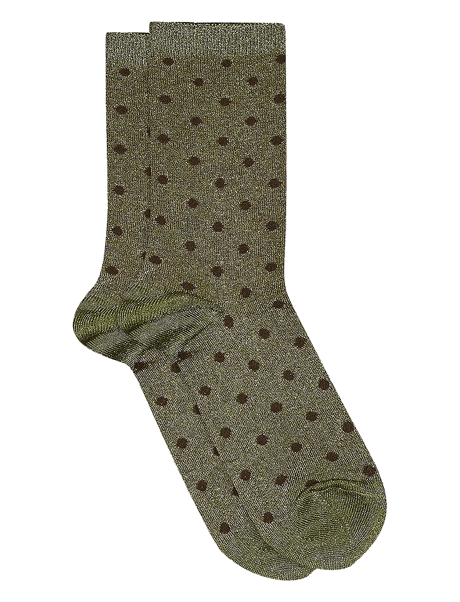 mp Denmark - Donna glitter socks - normale socken - capulet olive - 0