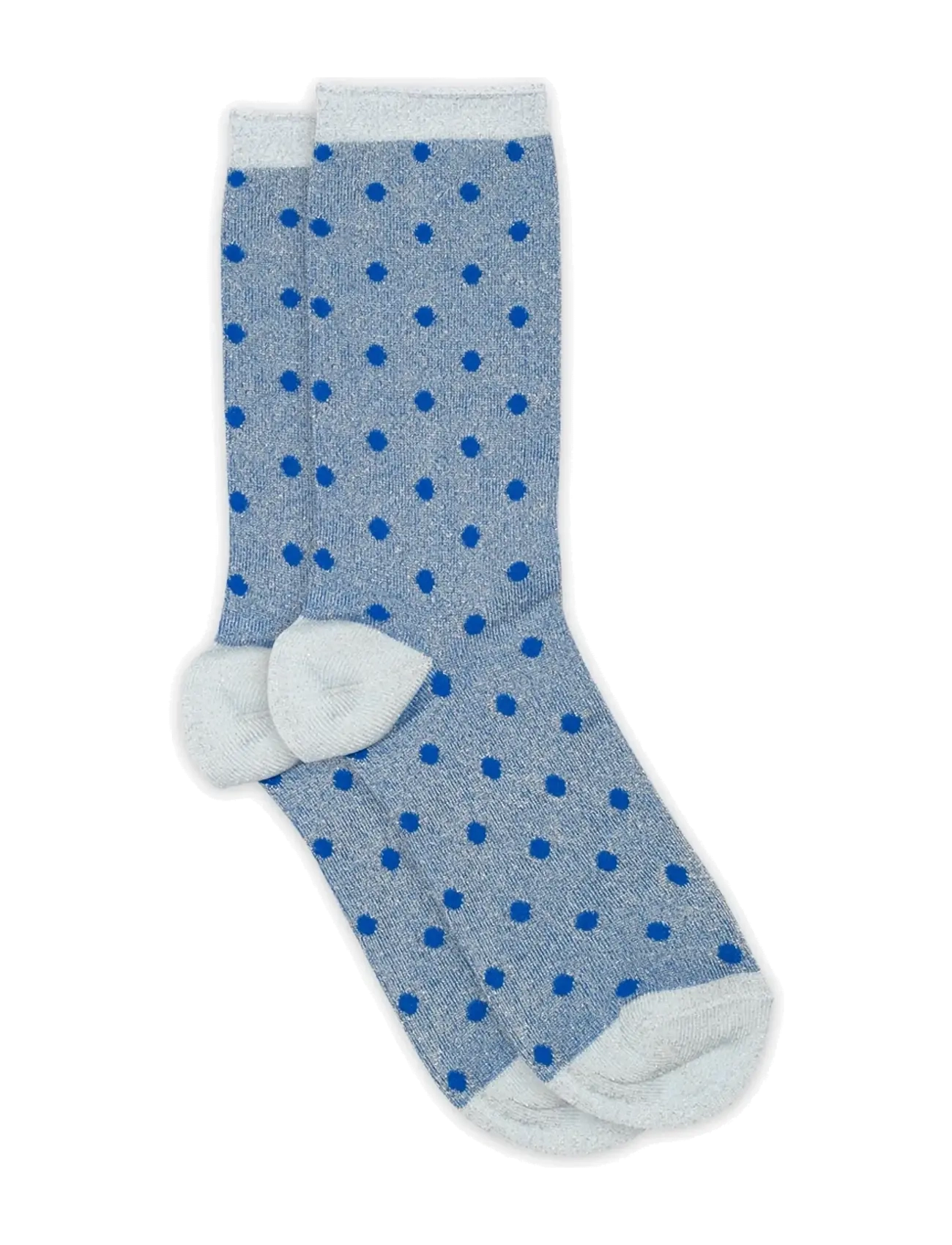 MP DENMARK Donna Glitter Socken Blau - 37/39 - Damen