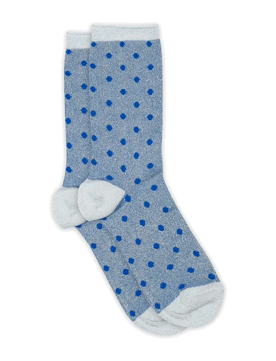 mp Denmark - Donna glitter socks - normale socken - nautical blue - 0