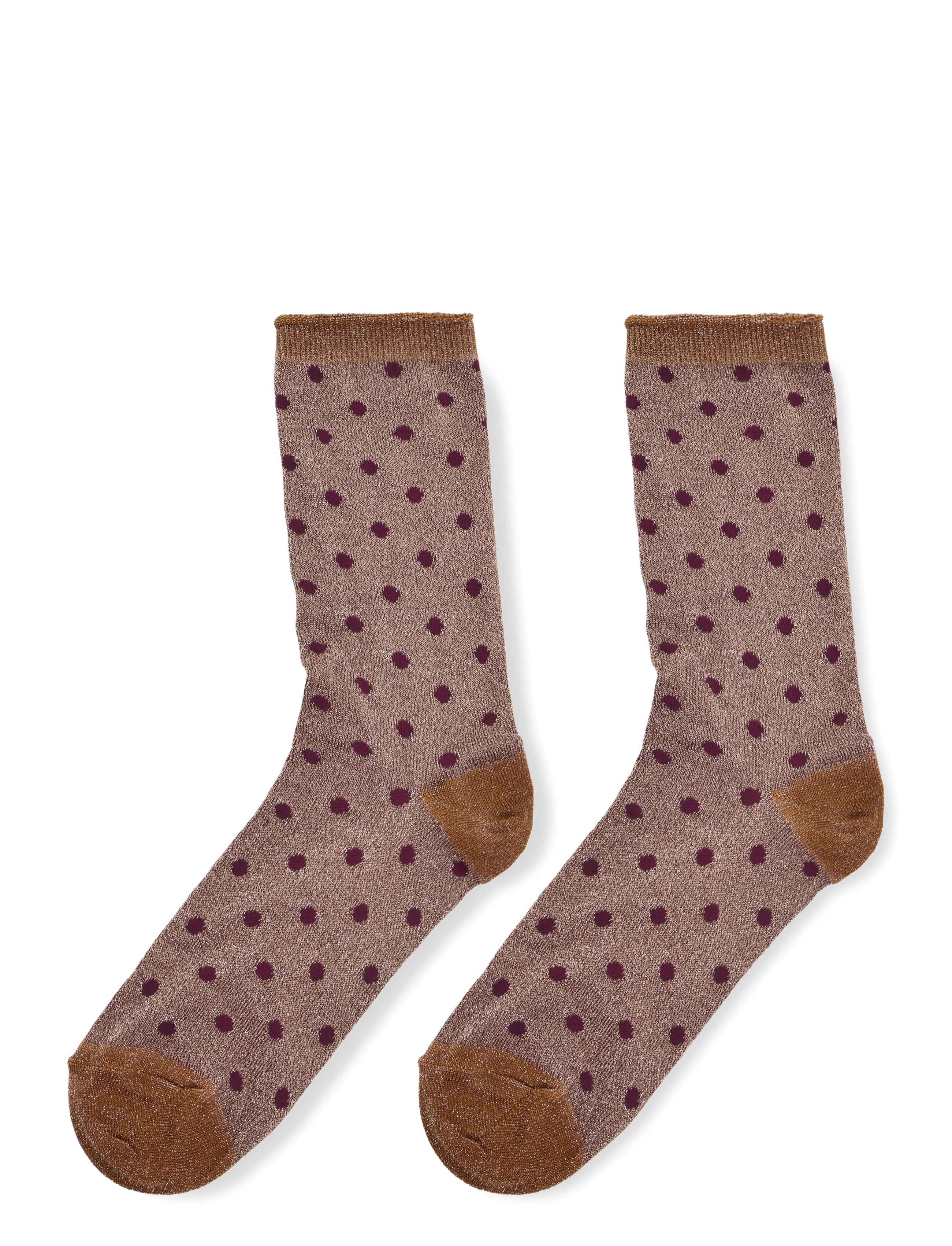 mp Denmark - Donna glitter socks - normale socken - rust - 1