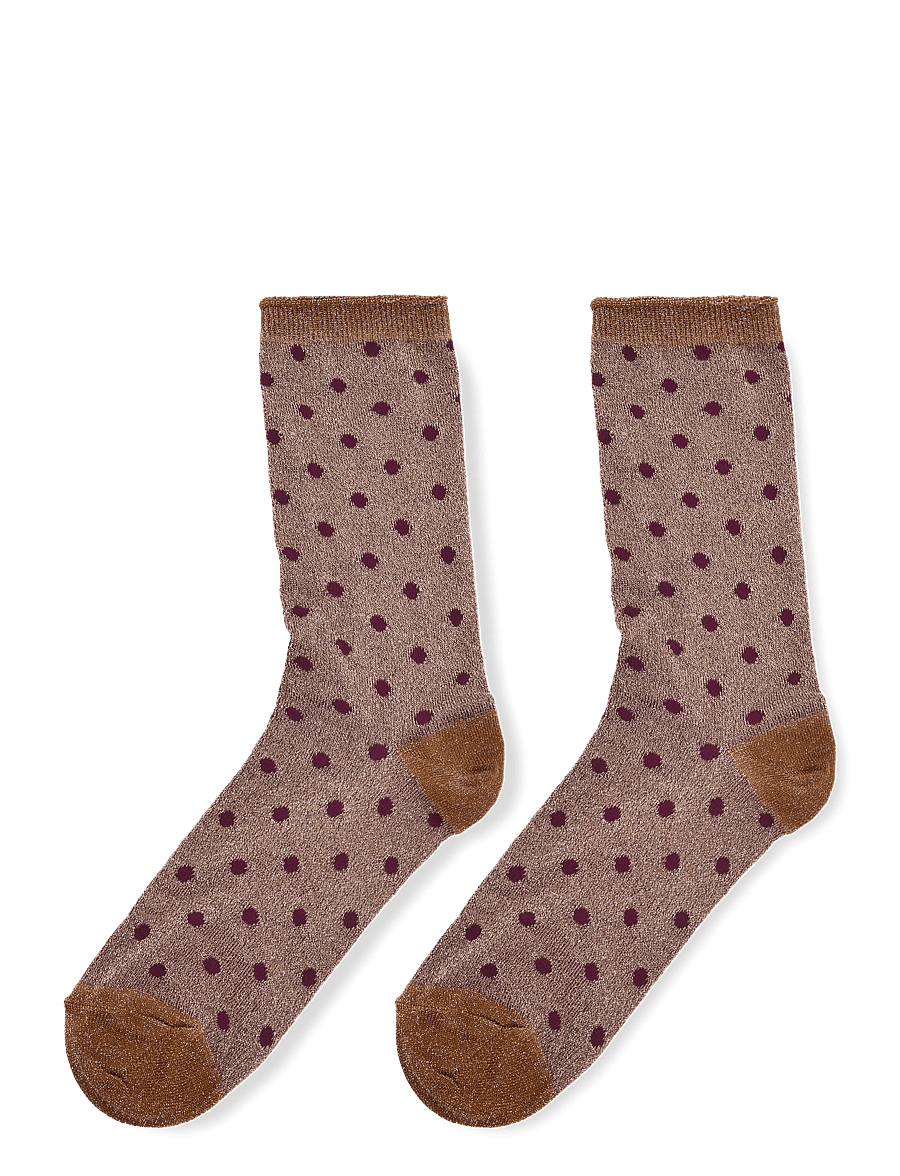 mp Denmark - Donna glitter socks - normale socken - rust - 1