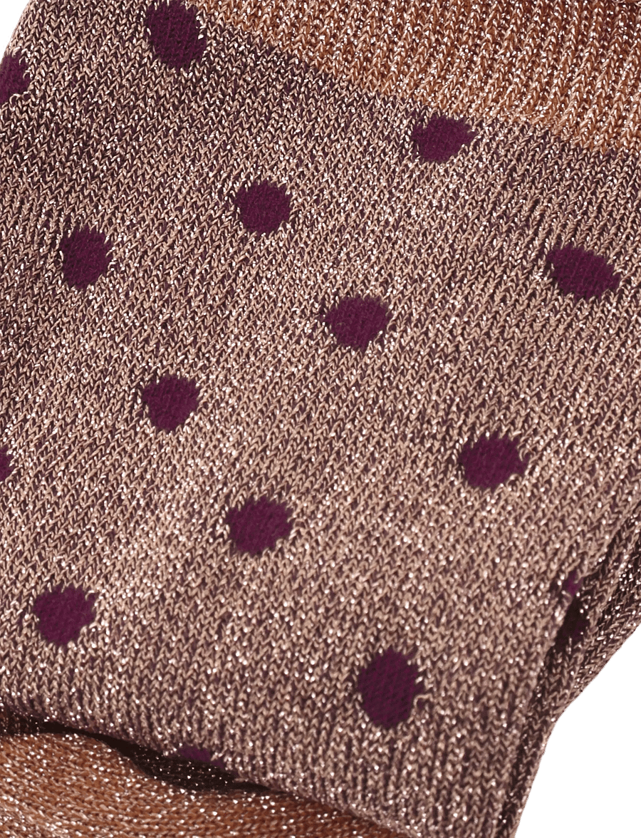 mp Denmark - Donna glitter socks - normale socken - rust - 2