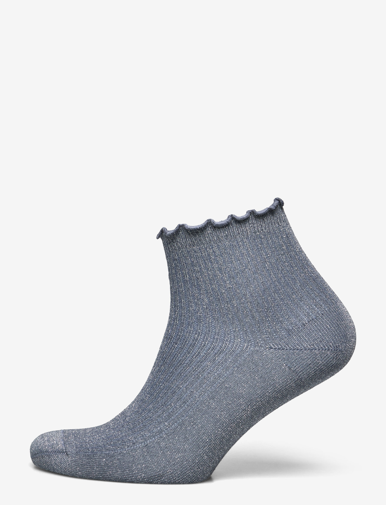 mp Denmark - Lis glitter short socks - stone blue - 0