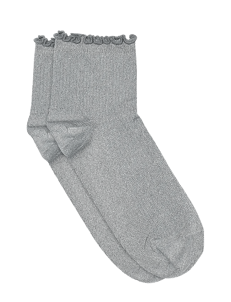 mp Denmark - Lis glitter short socks - sneackersocken - stone blue - 0