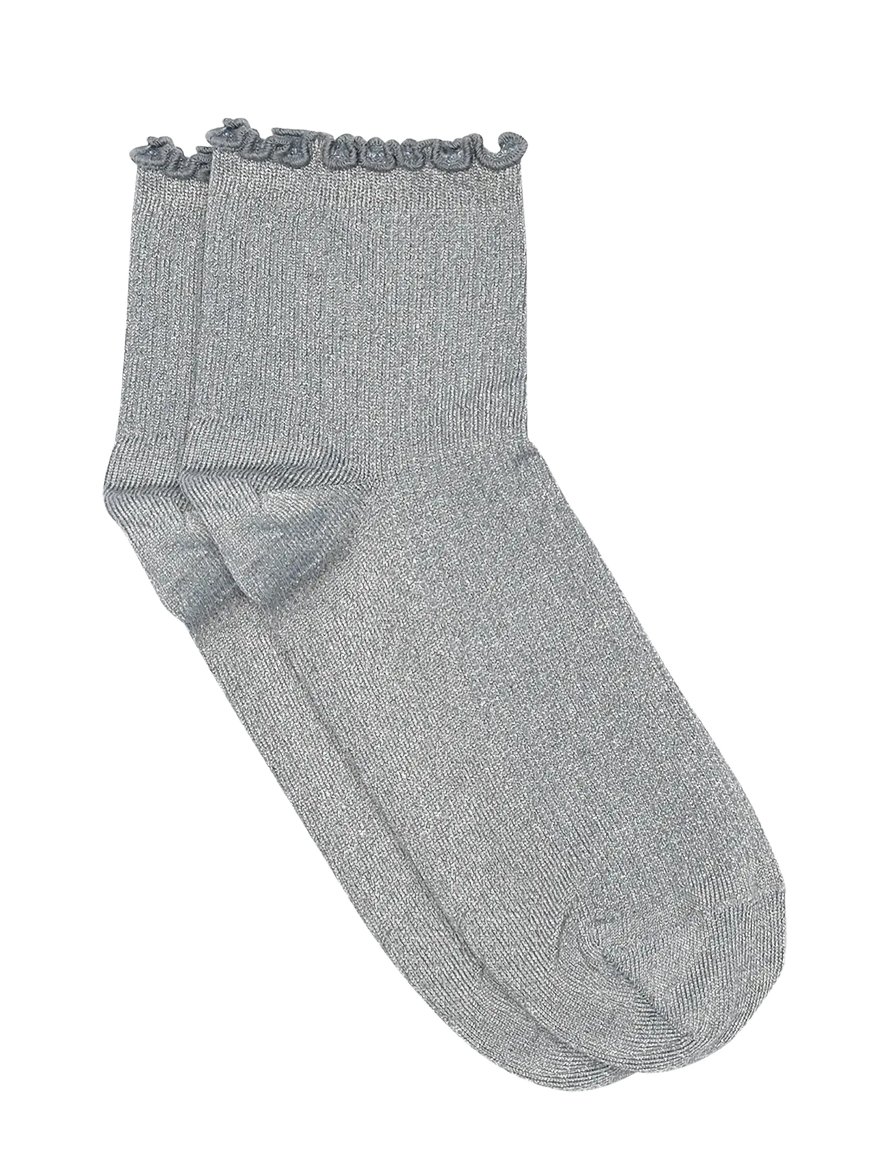 mp Denmark Lis glitter short socks - Strømper - STONE BLUE / grey