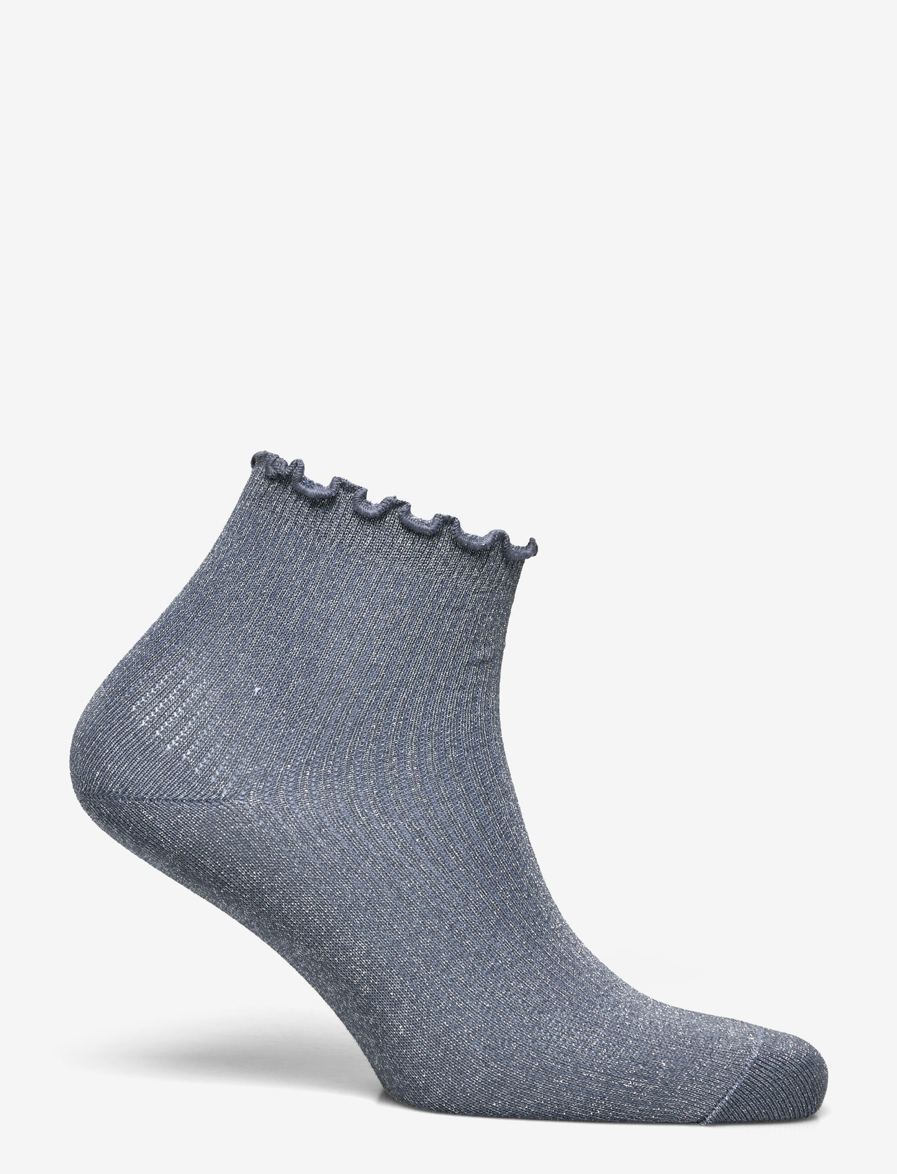 mp Denmark - Lis glitter short socks - stone blue - 1