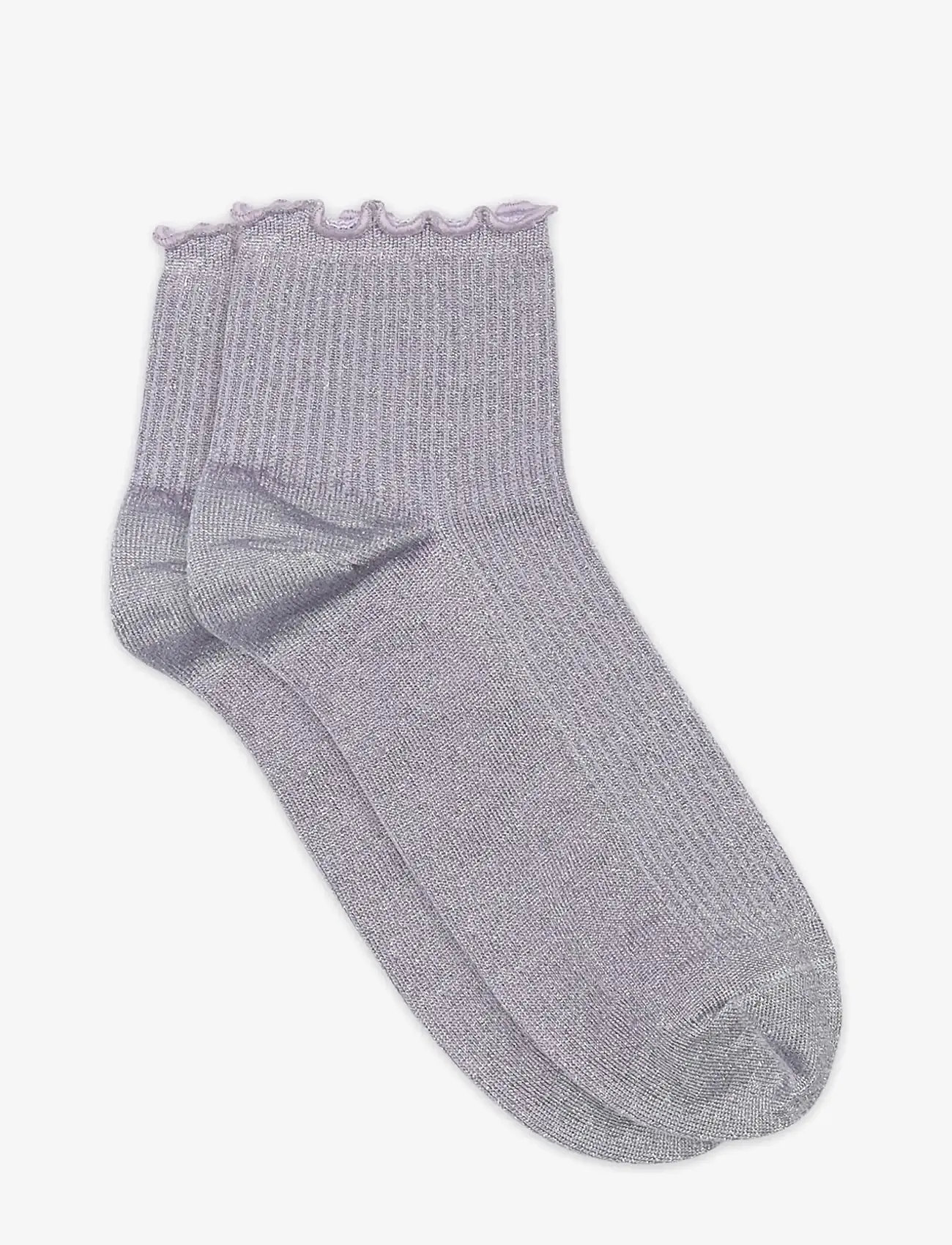mp Denmark - Lis glitter short socks - sneackersocken - wisteria - 0