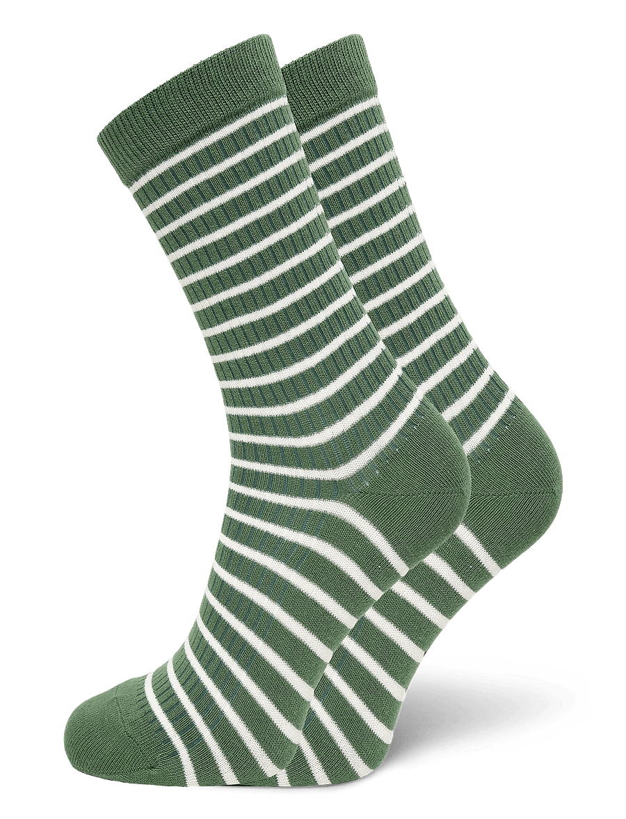 mp Denmark - Lydia socks - almindelige strømper - elm green - 0