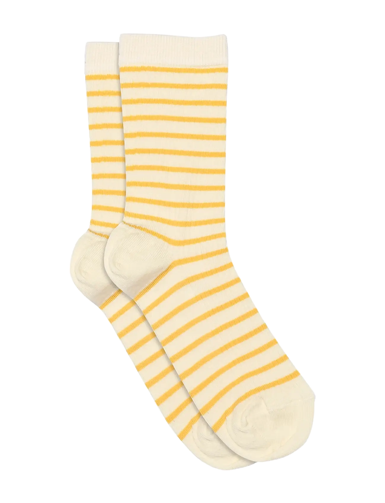 mp Denmark Lydia socks - Sokid - MISTED YELLOW / blue