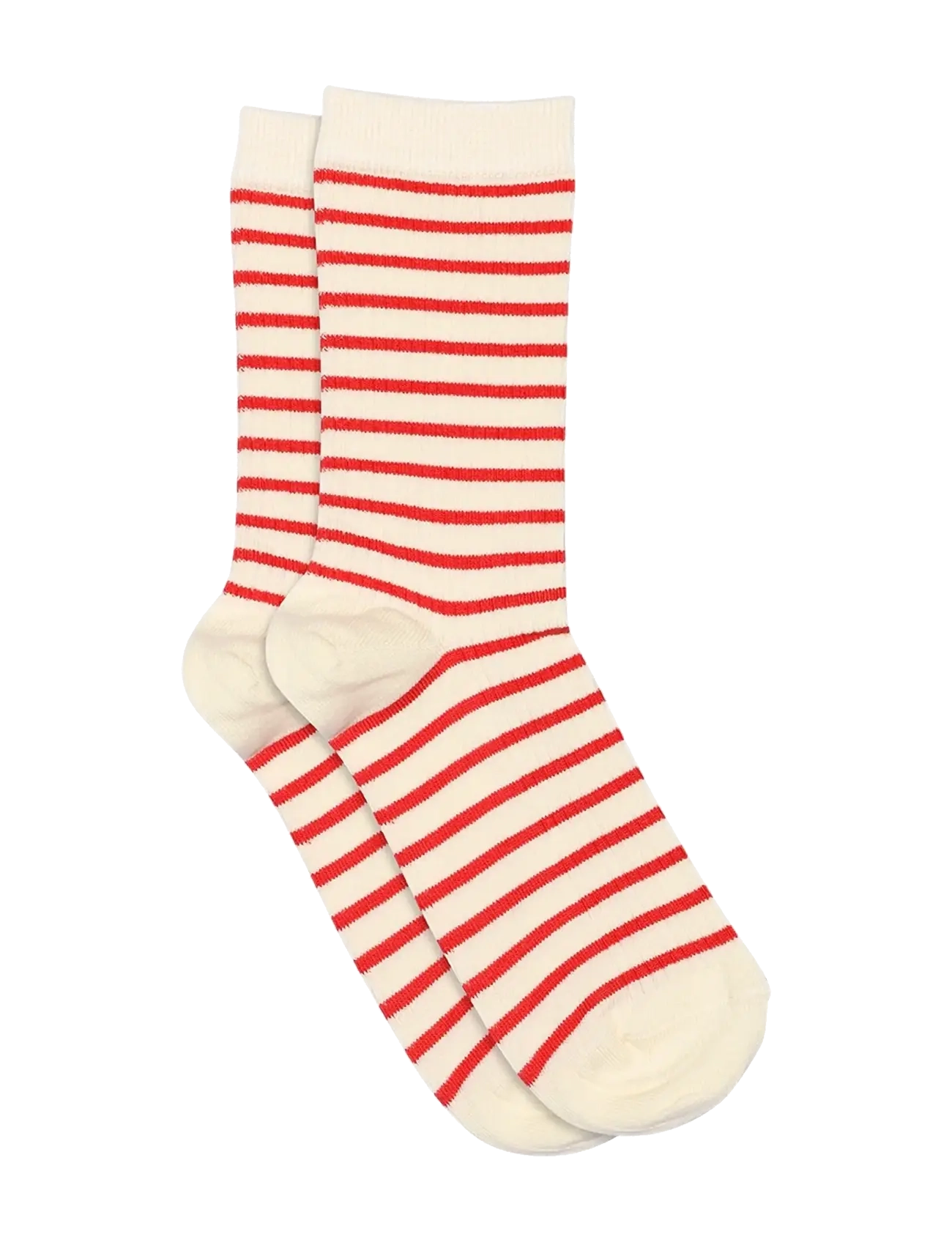 mp Denmark Lydia socks - Pesu ja aluspesu - TOMATO / cream