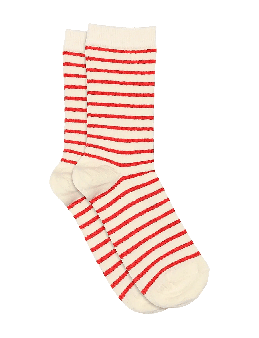 mp Denmark - Lydia socks - klassikalised sokid - tomato - 0