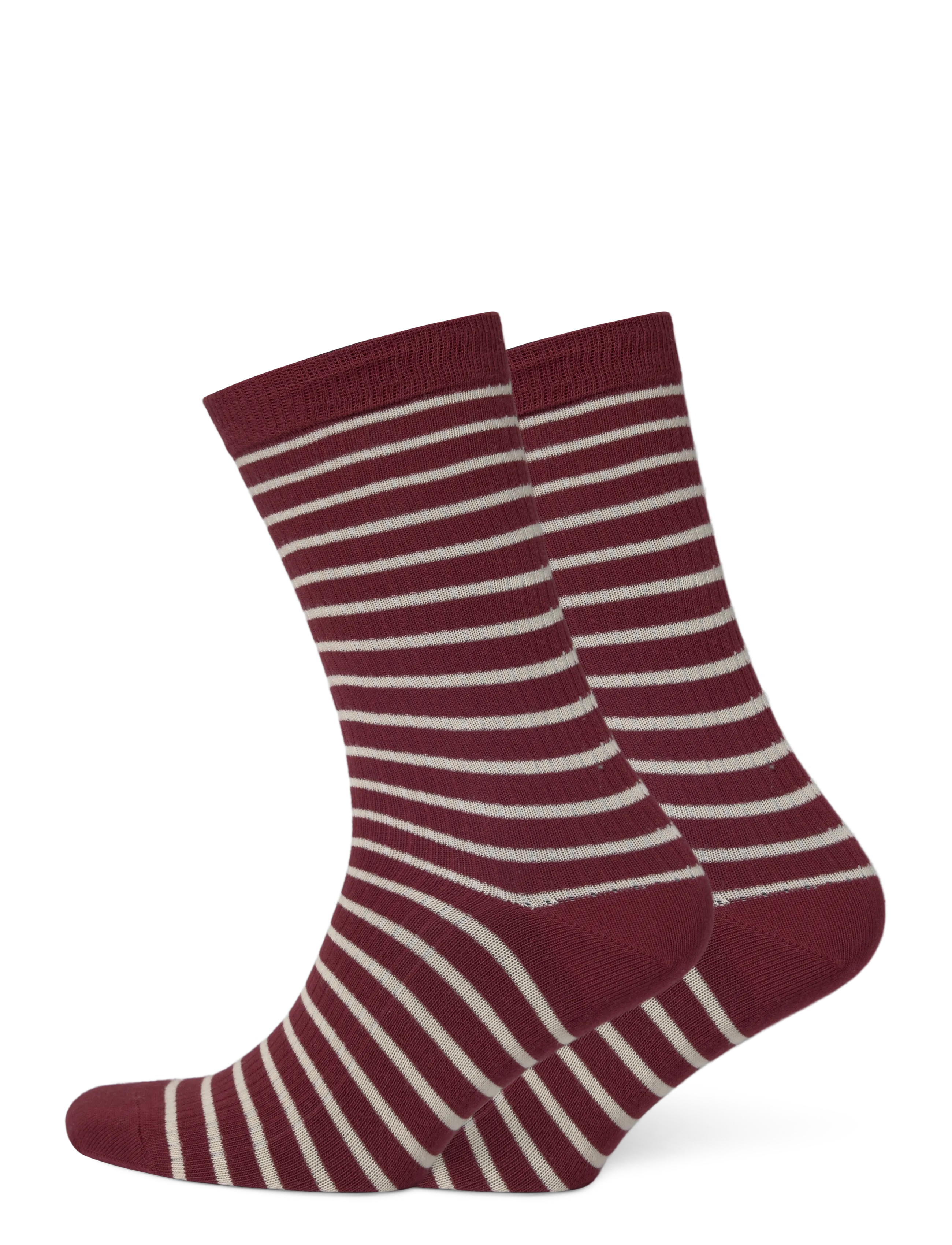 mp Denmark Lydia socks - Farben der Saison - WINE RED / burgundy