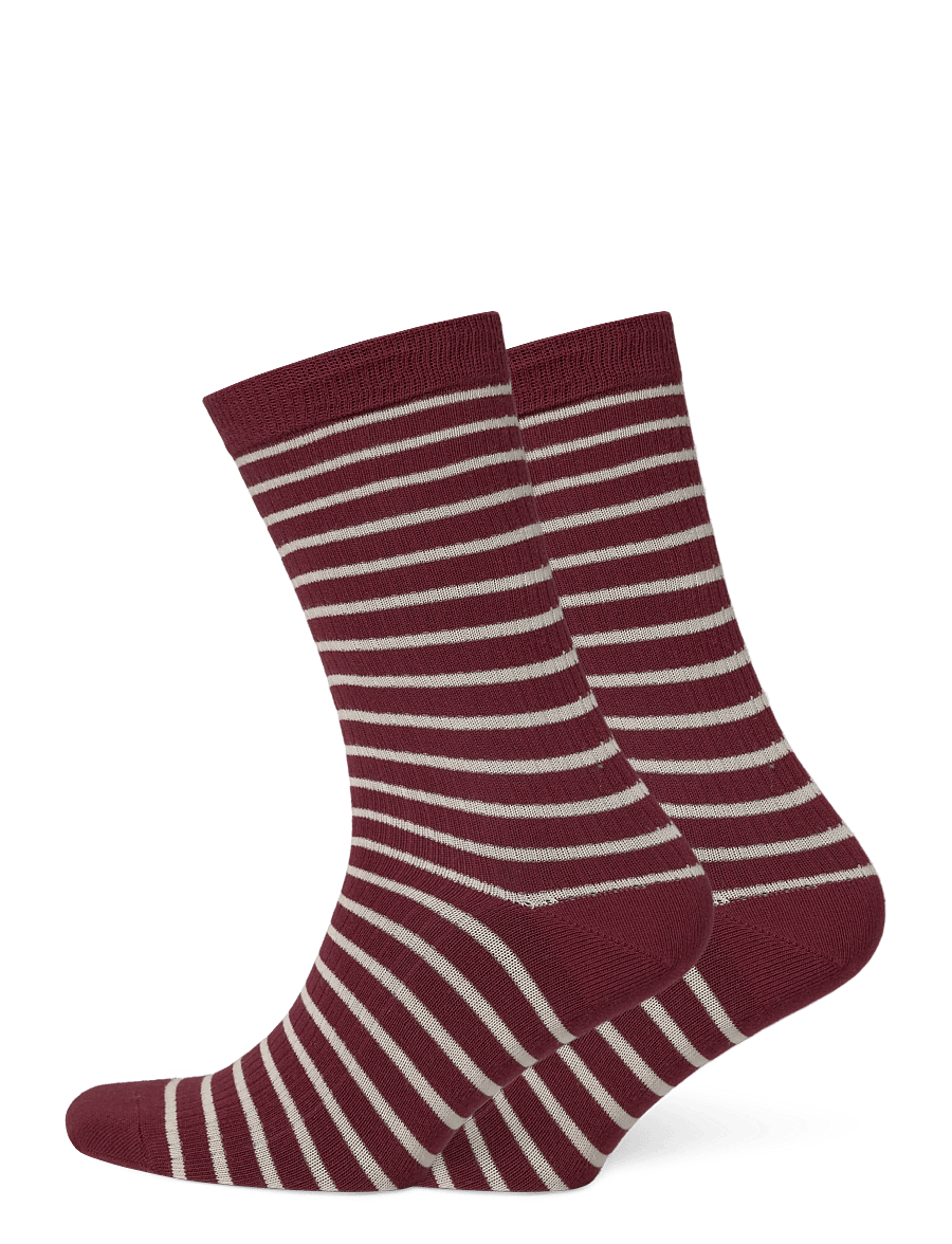mp Denmark - Lydia socks - normale socken - wine red - 0