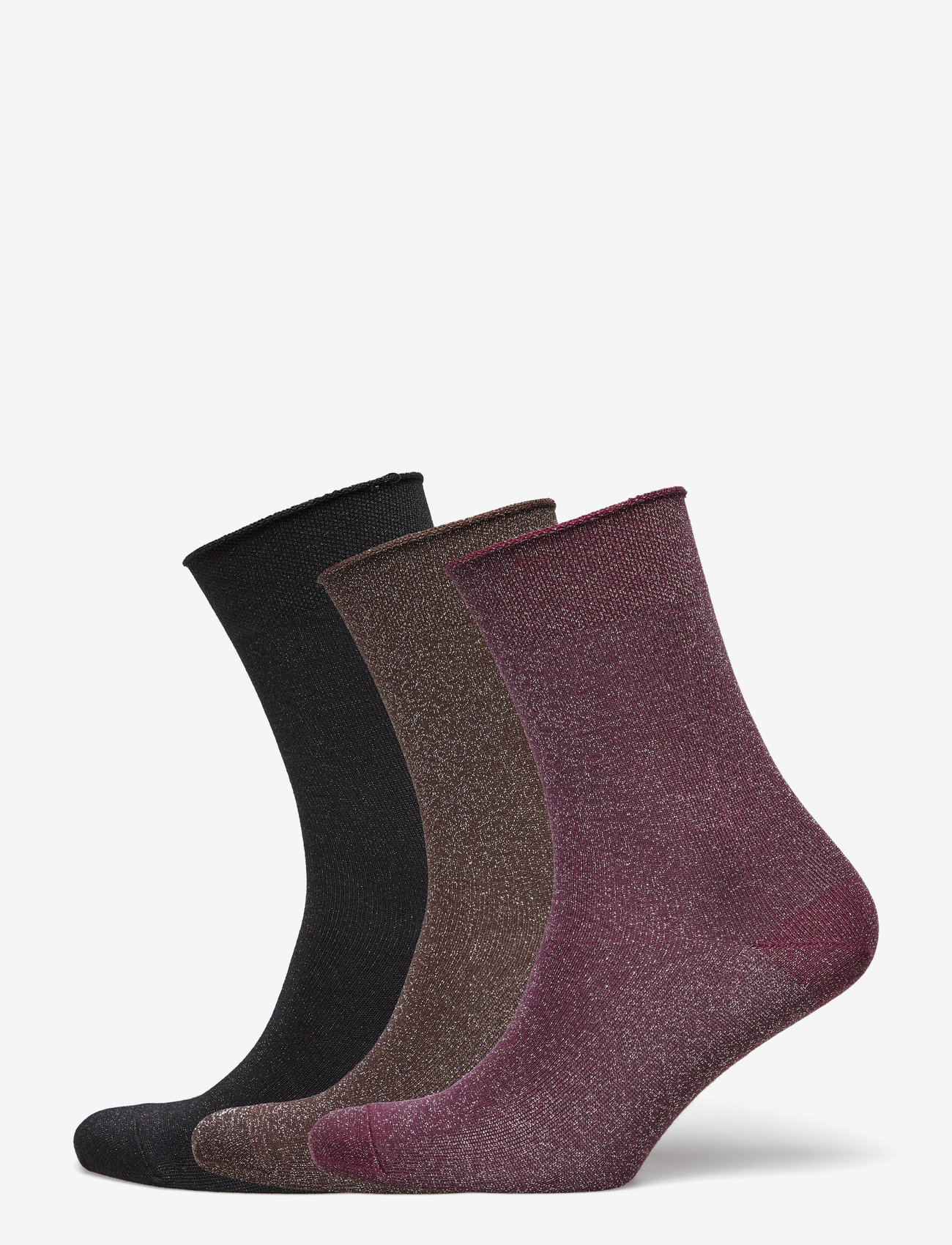 mp Denmark - Lucinda socks 3-pack - grape skin - 0
