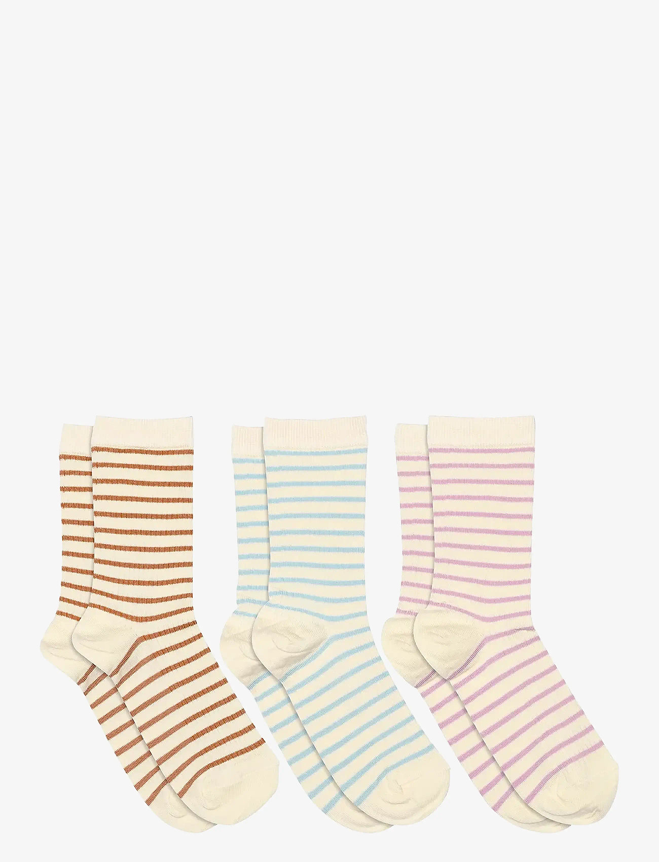 mp Denmark - Lydia socks 3-pack - die niedrigsten preise - aquamarine - 0