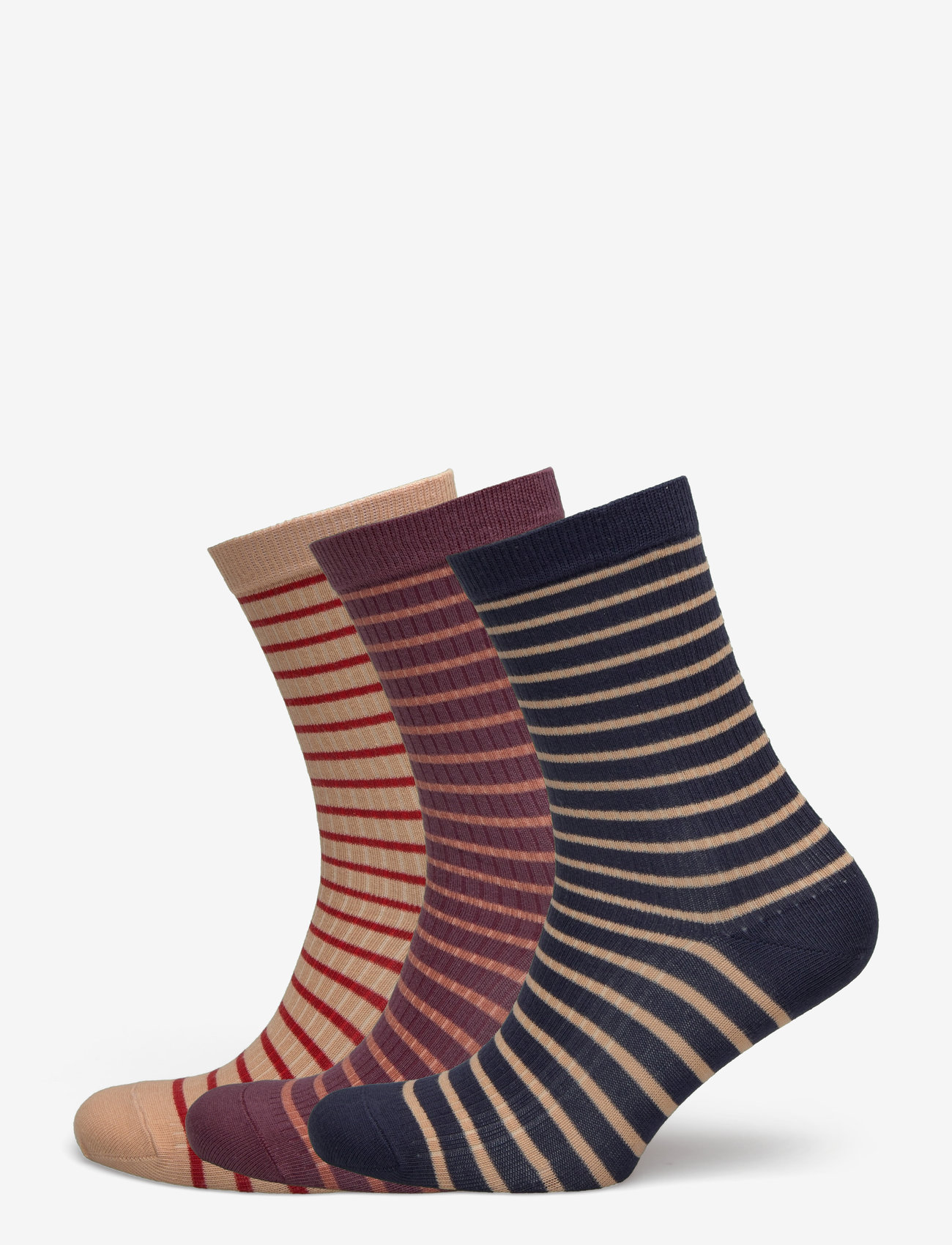 mp Denmark - Lydia socks 3-pack - porcine - 0