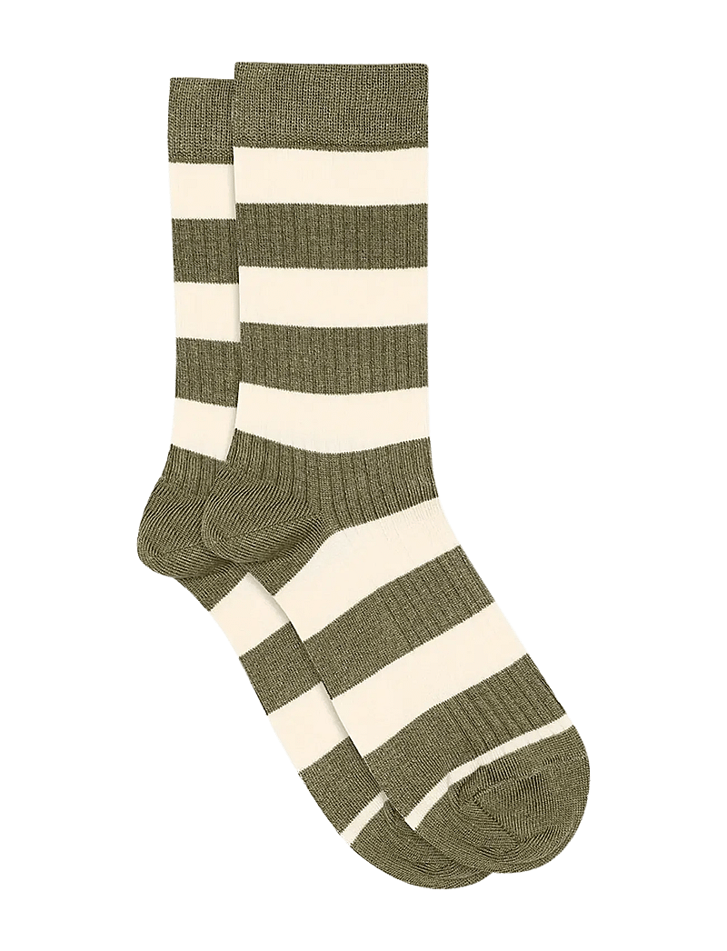 mp Denmark - Signe socks - crew-socken - deep lichen green - 0