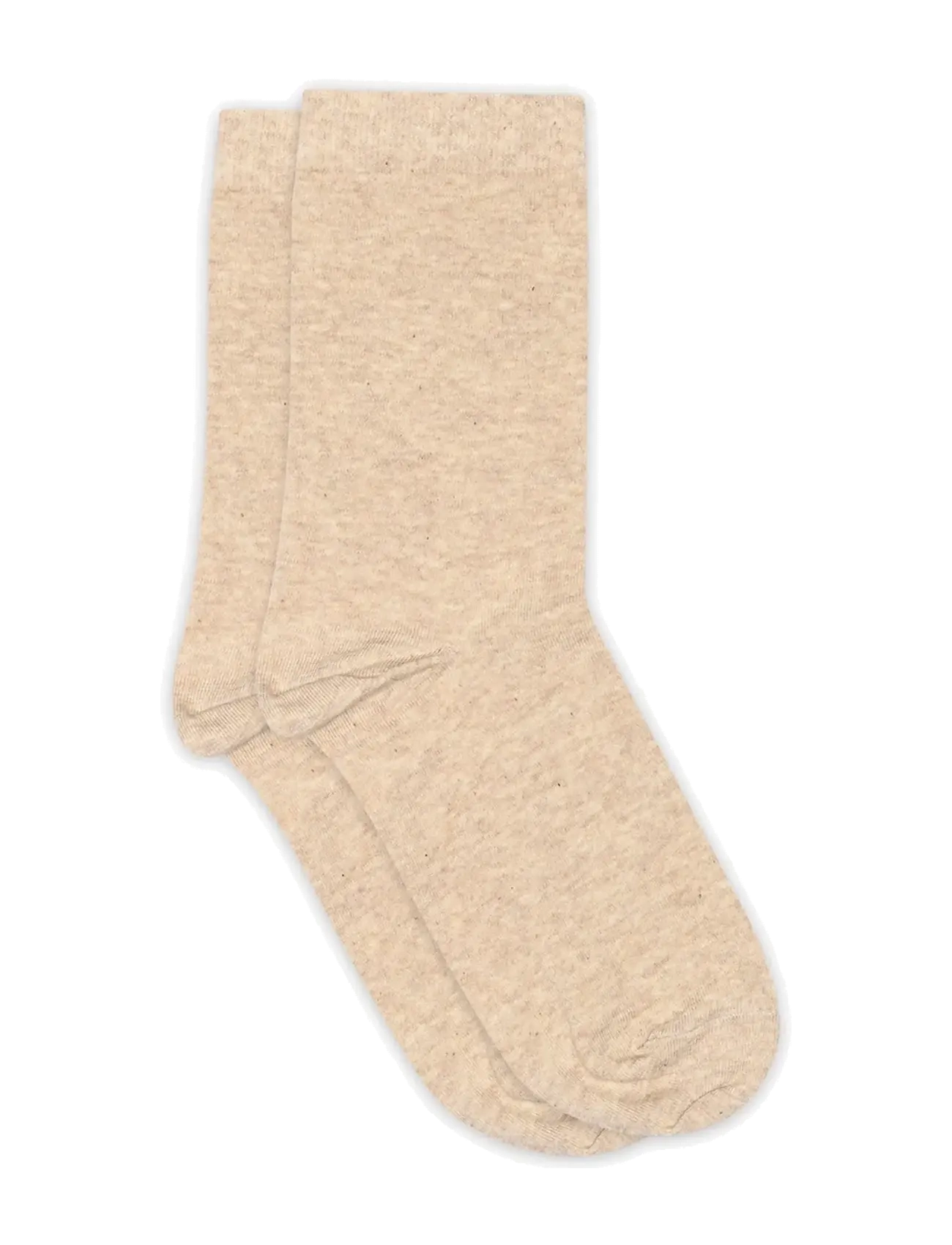 mp Denmark Fine cotton socks - Almindelige strømper - BEIGE MELANGE / beige