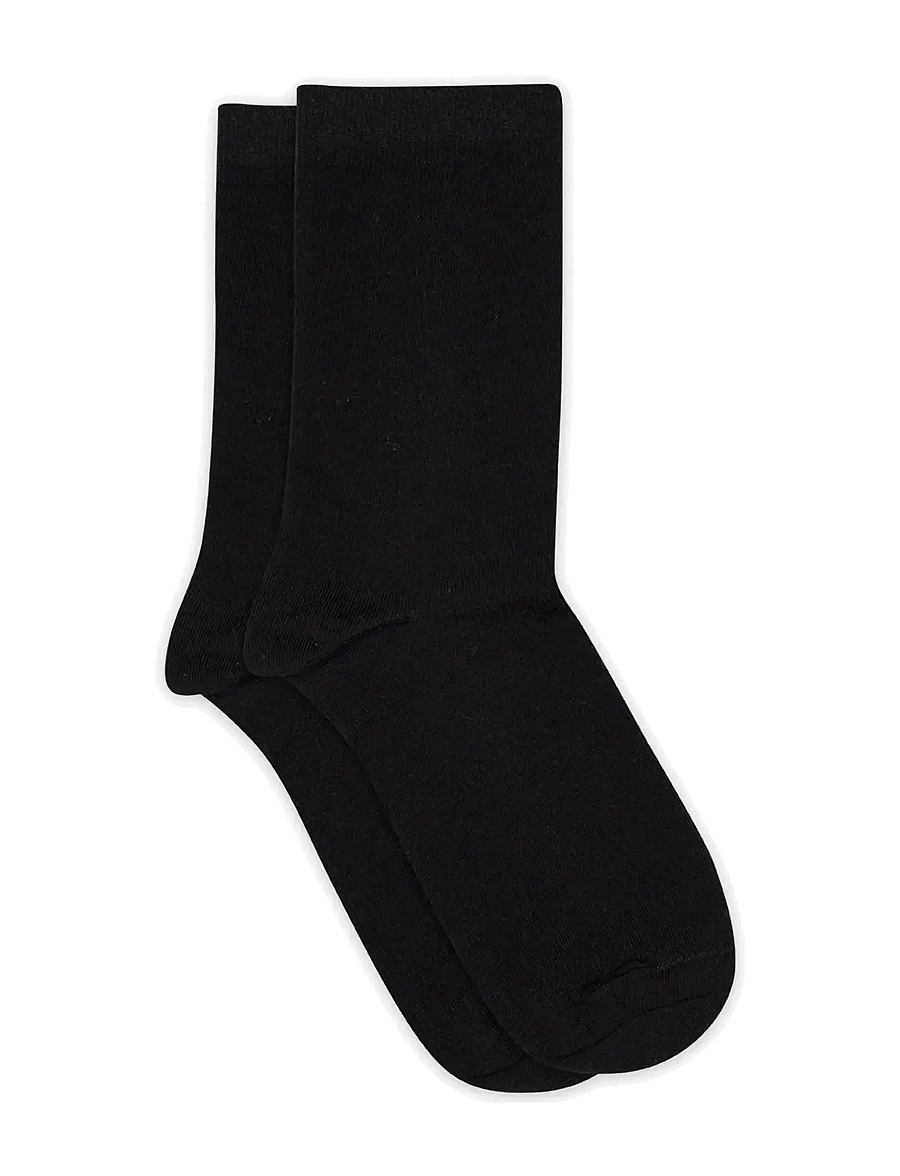 mp Denmark - Fine cotton socks - normale socken - black - 0
