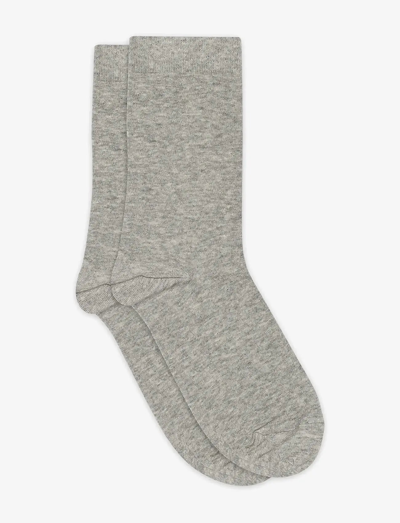 mp Denmark - Fine cotton socks - crew-socken - grey melange - 0
