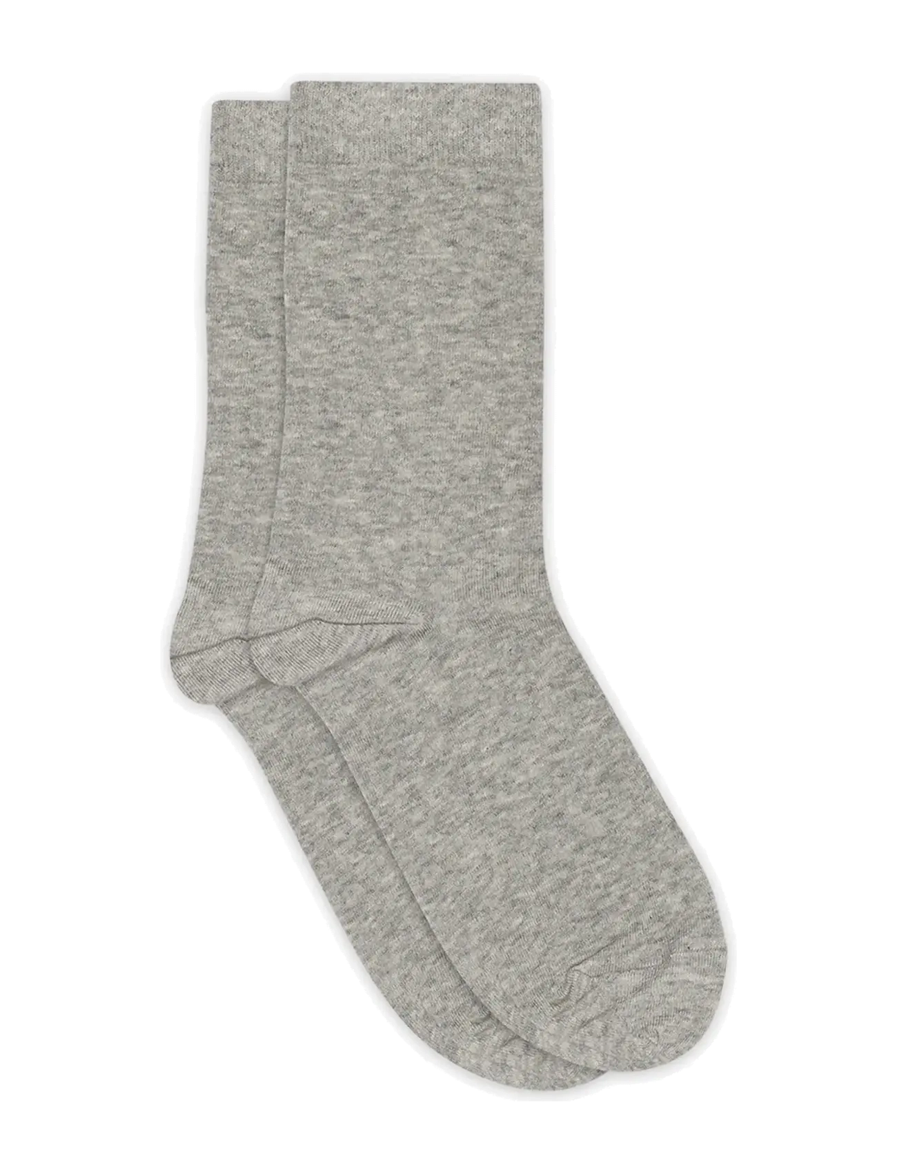 mp Denmark Fine cotton socks - Strumpor - GREY MELANGE / grey