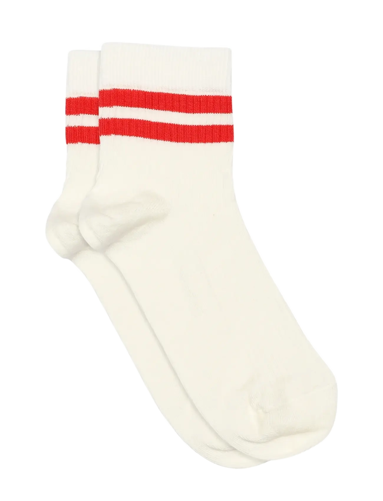 mp Denmark Aida short socks - Lühikese säärega sokid - TOMATO / white
