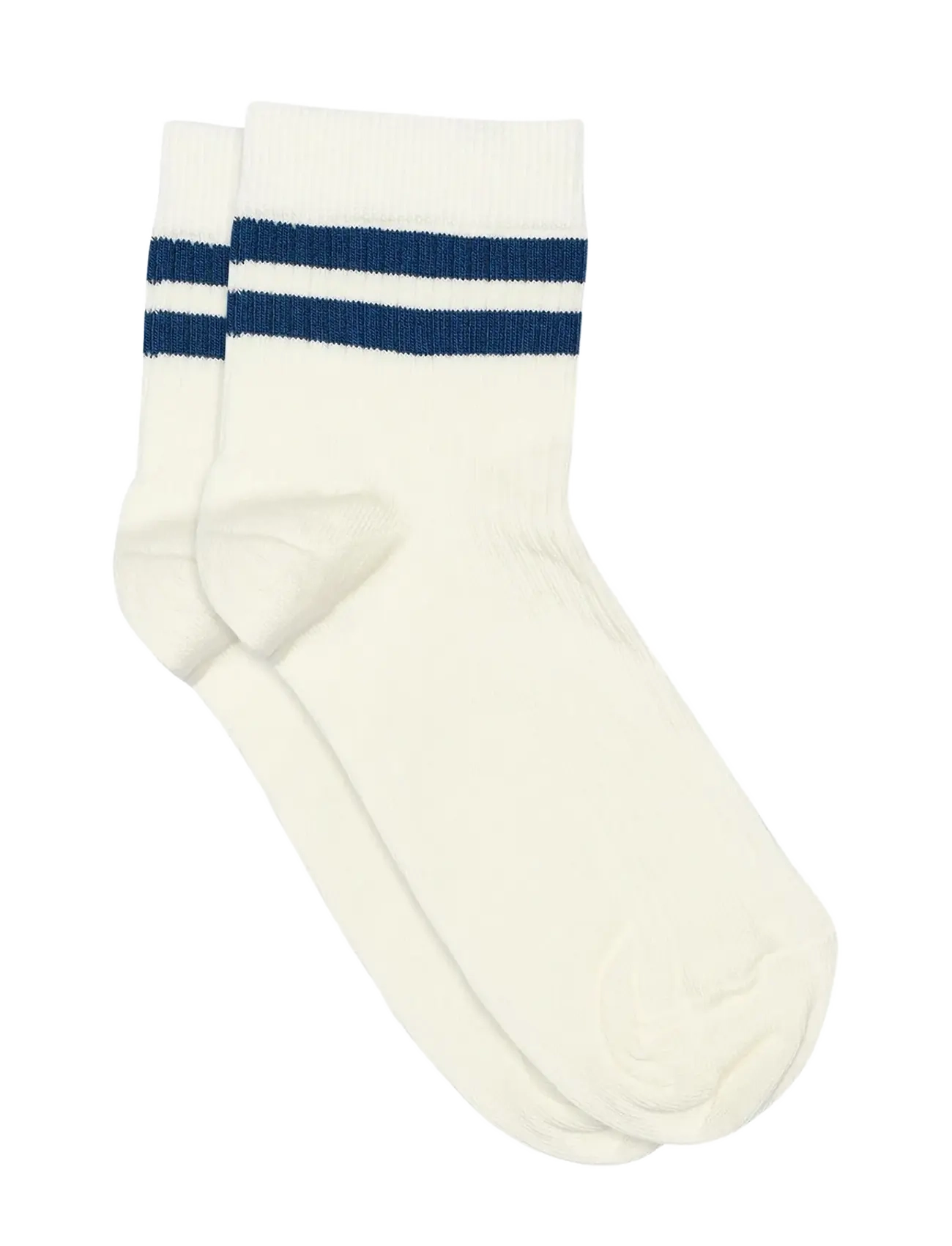 mp Denmark Aida Short Socks, Kvinder, Stribede Korte Sokker, Hvid, Str: 40/42