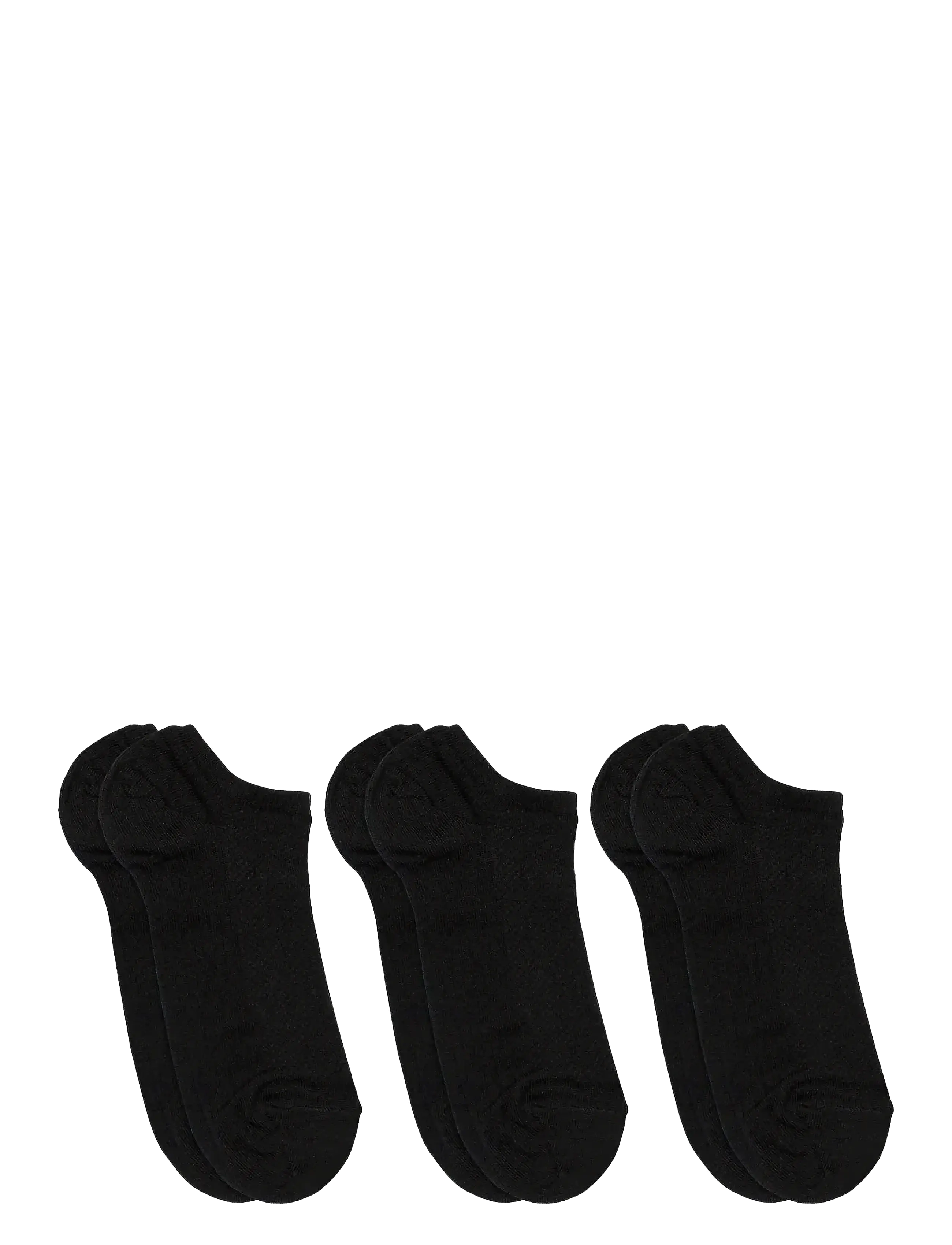 mp Denmark Britta sneaker socks 3-pack - Ankelstrømper - BLACK / black