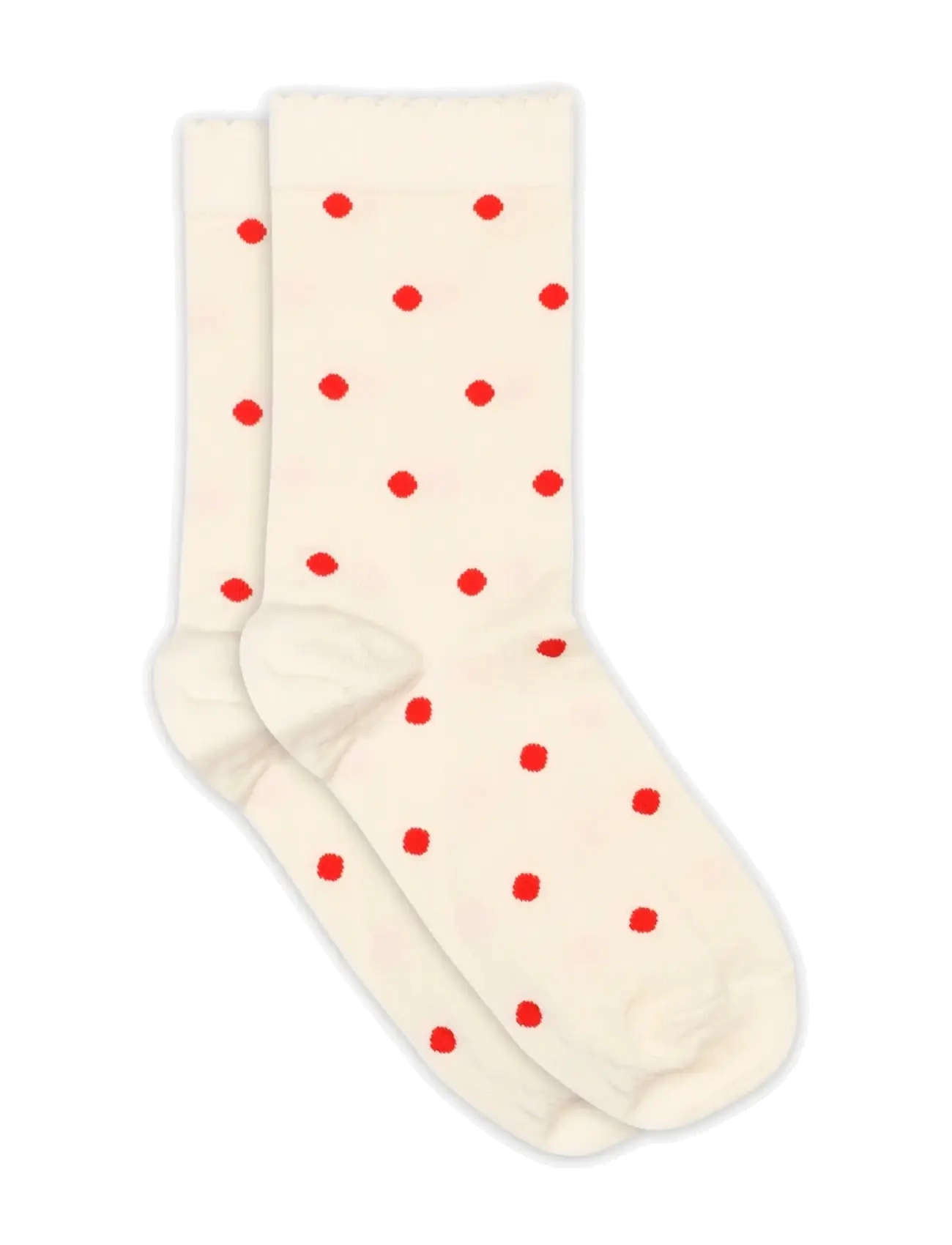 mp Denmark Etta socks - Pesu ja aluspesu - TOMATO / cream