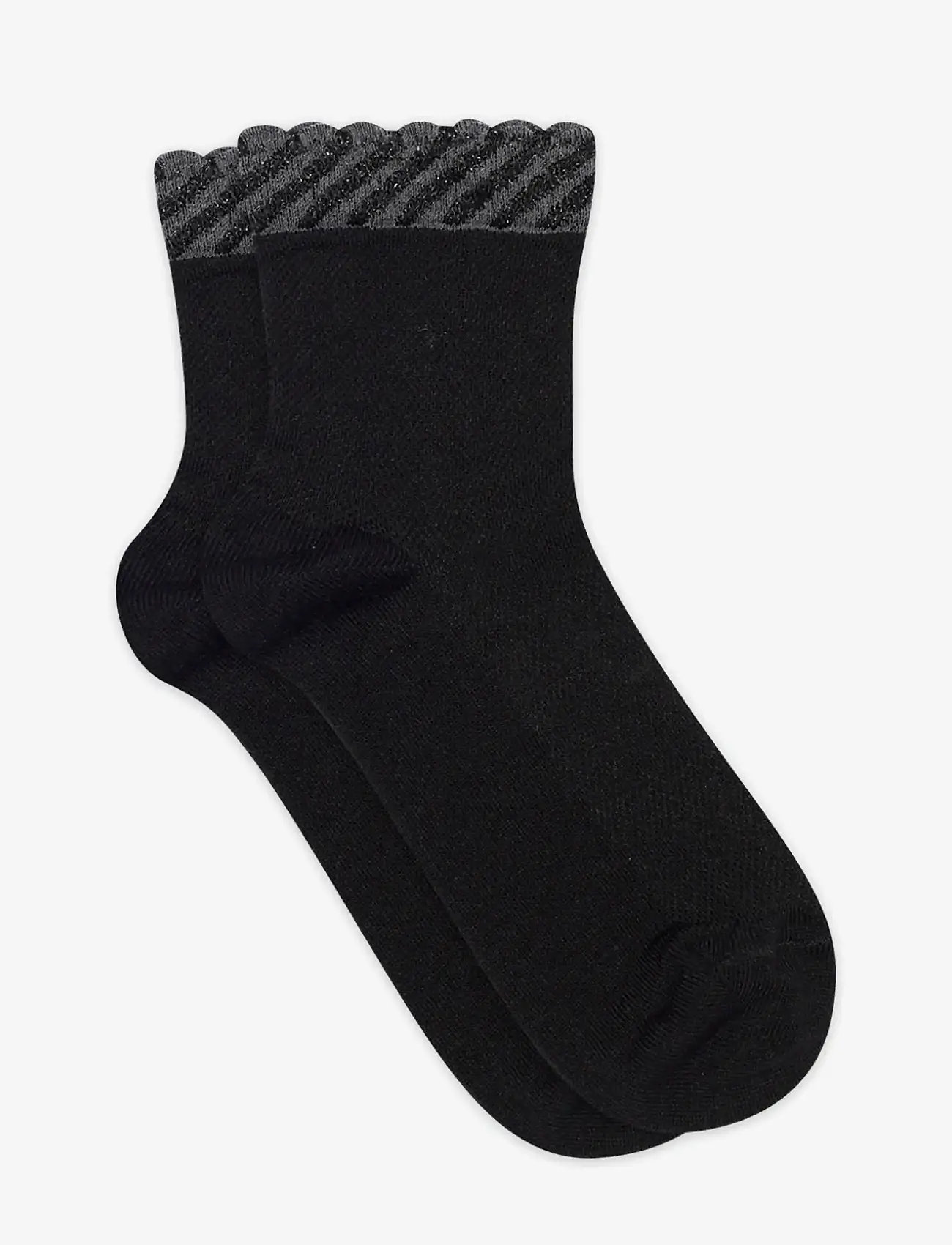 mp Denmark - Dina short socks - sneackersocken - black - 0