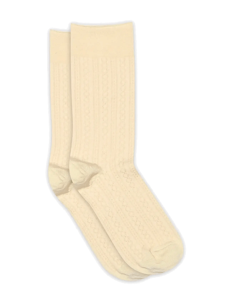 mp Denmark - Pauline socks - almindelige strømper - ecru - 0