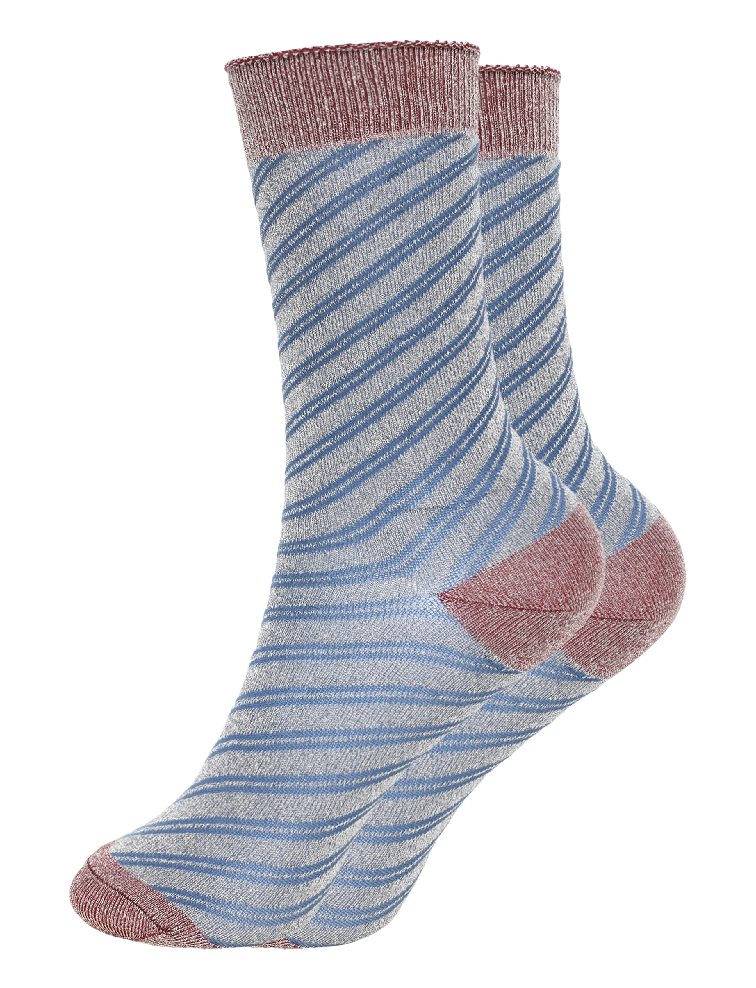 mp Denmark Else glitter socks - mp Woman - DARK DEMIN / blue