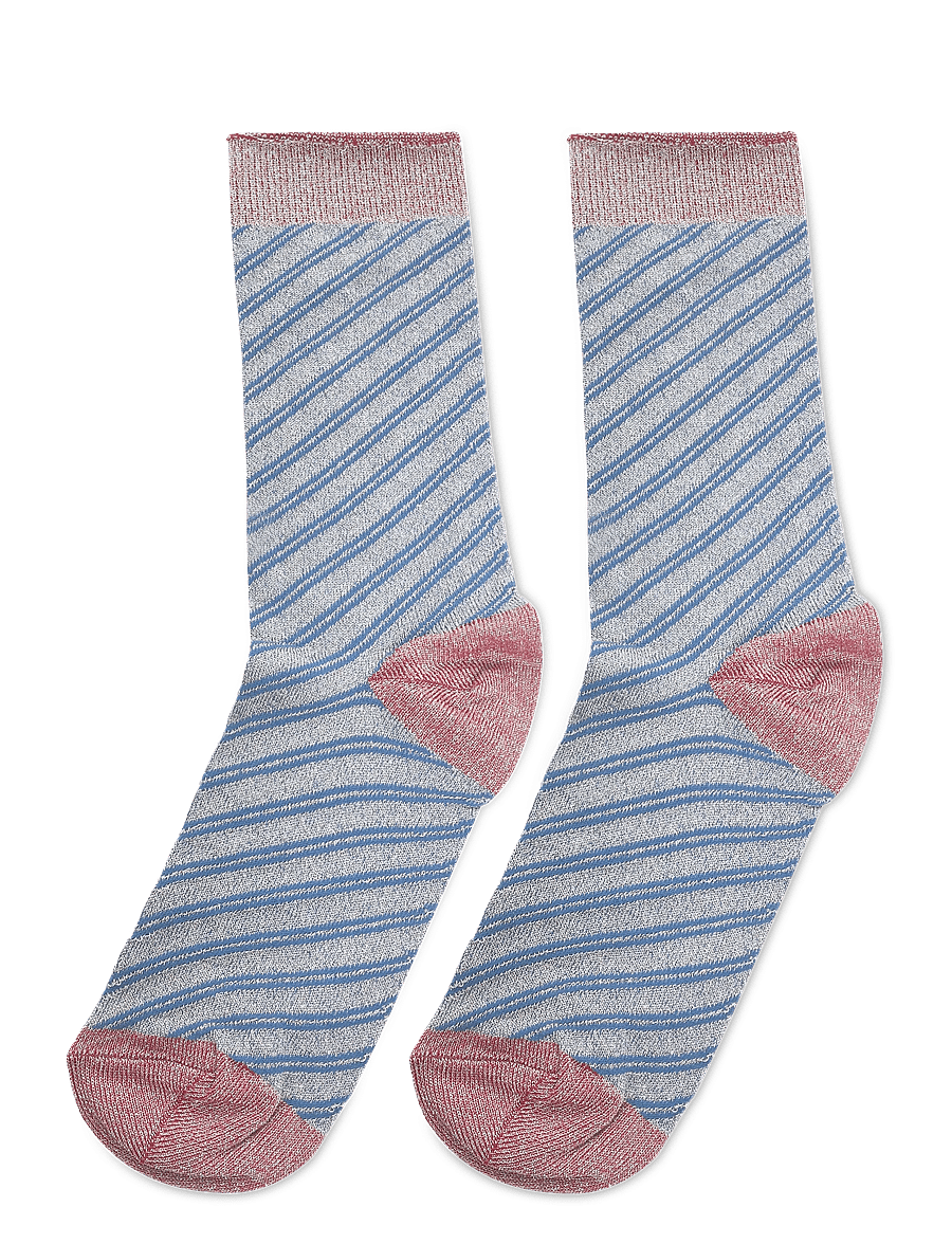 mp Denmark - Else glitter socks - klassikalised sokid - dark demin - 1
