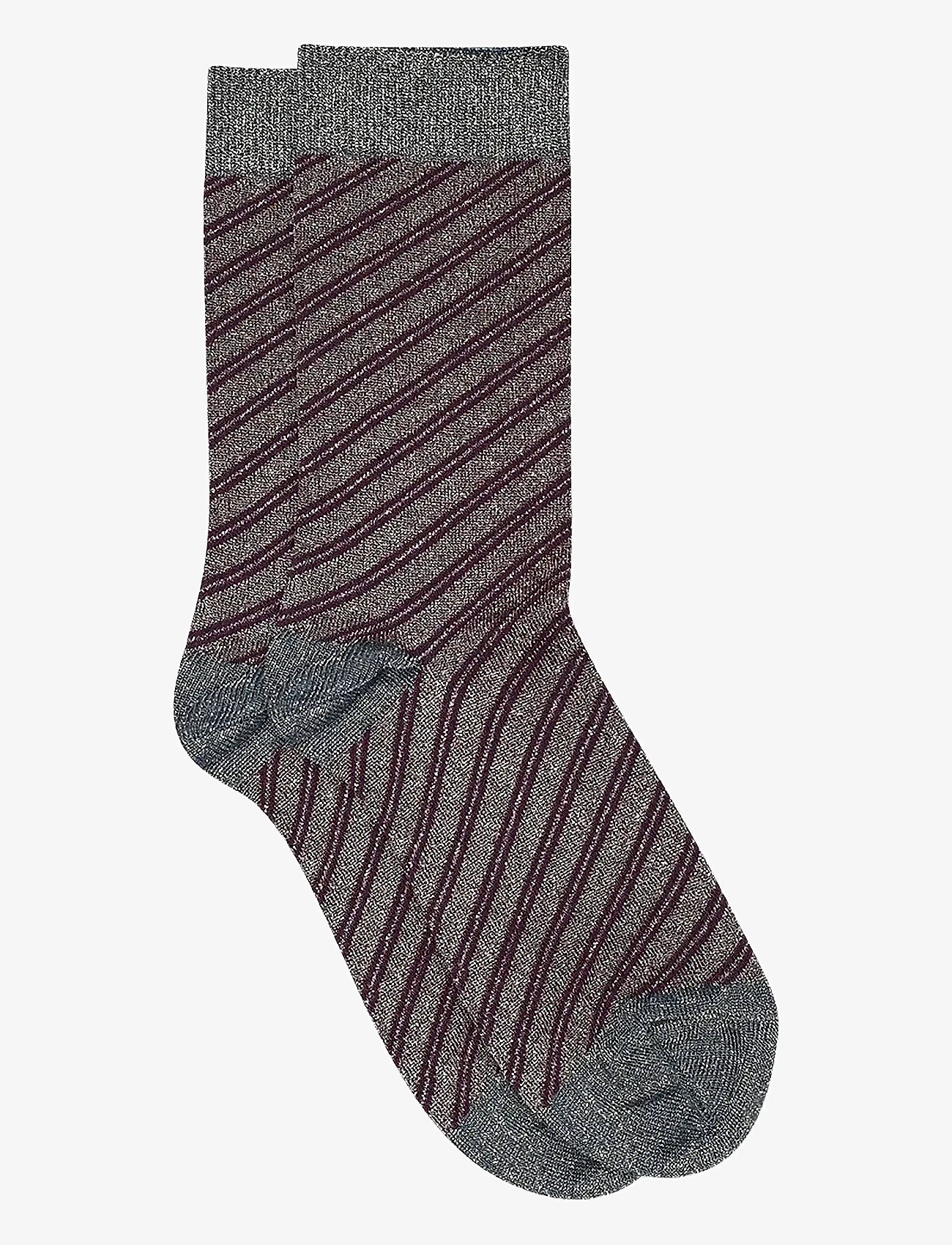 mp Denmark - Else glitter socks - laveste priser - dark purple - 0