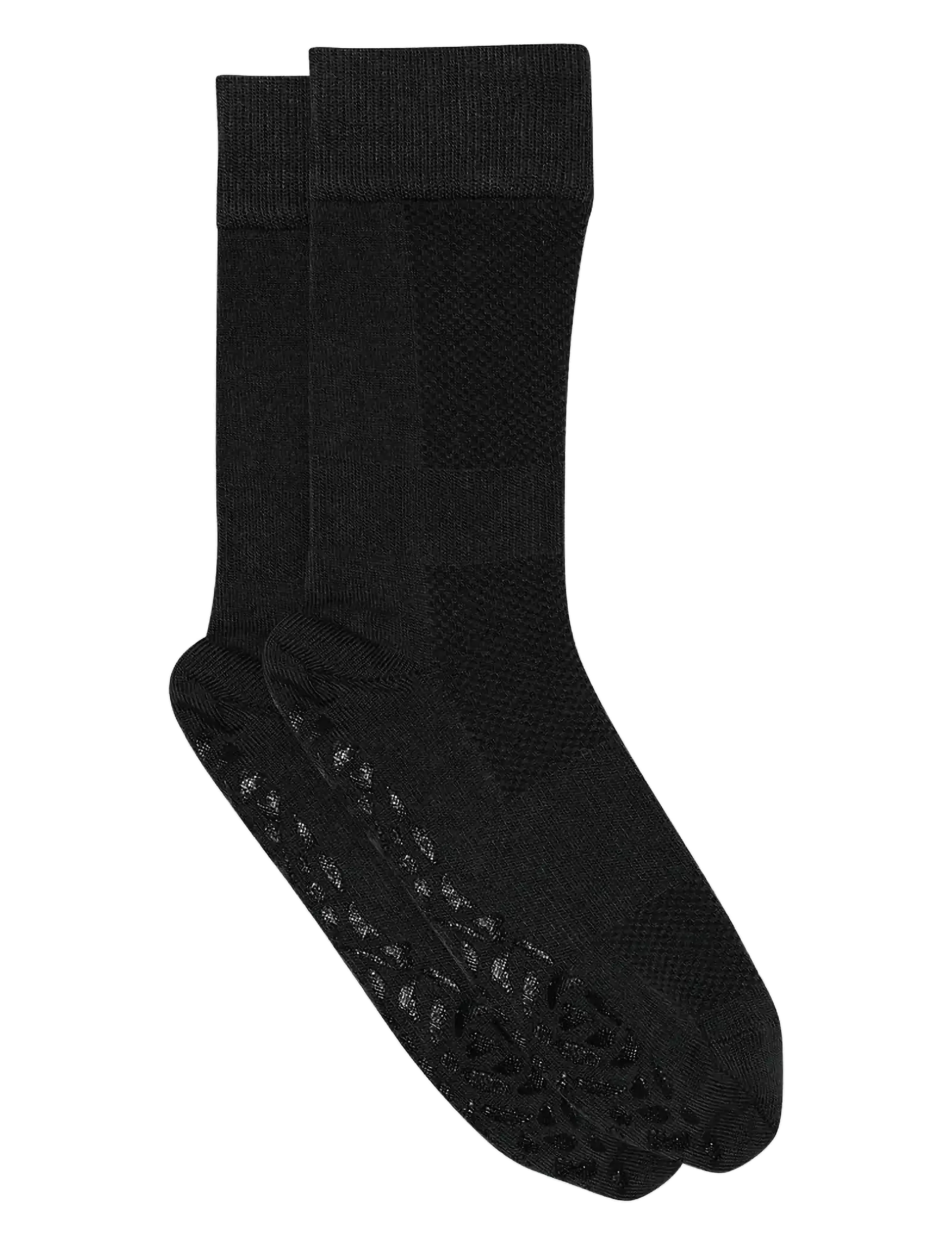 Yvonne socks - anti-slip - BLACK
