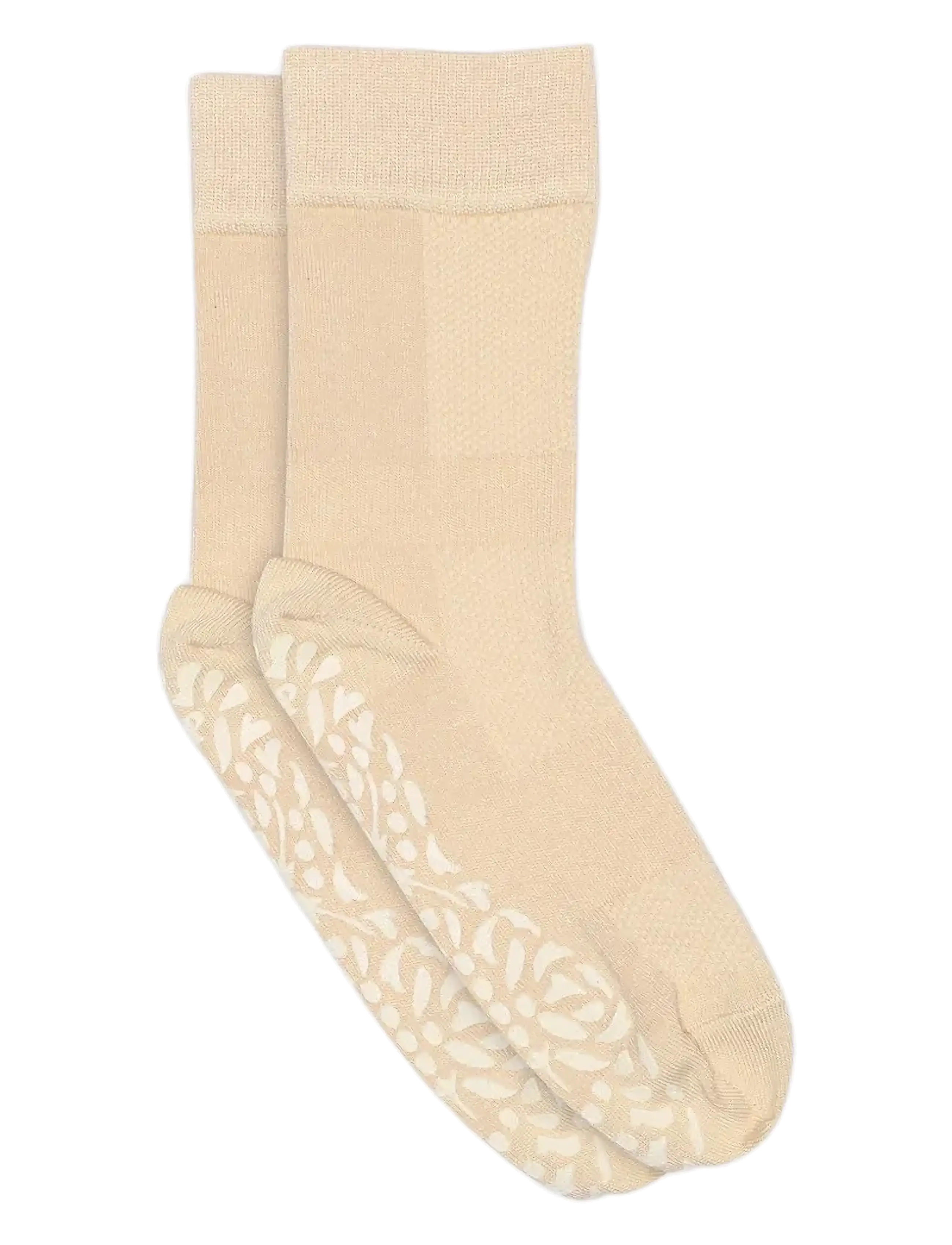 Yvonne socks - anti-slip - ECRU