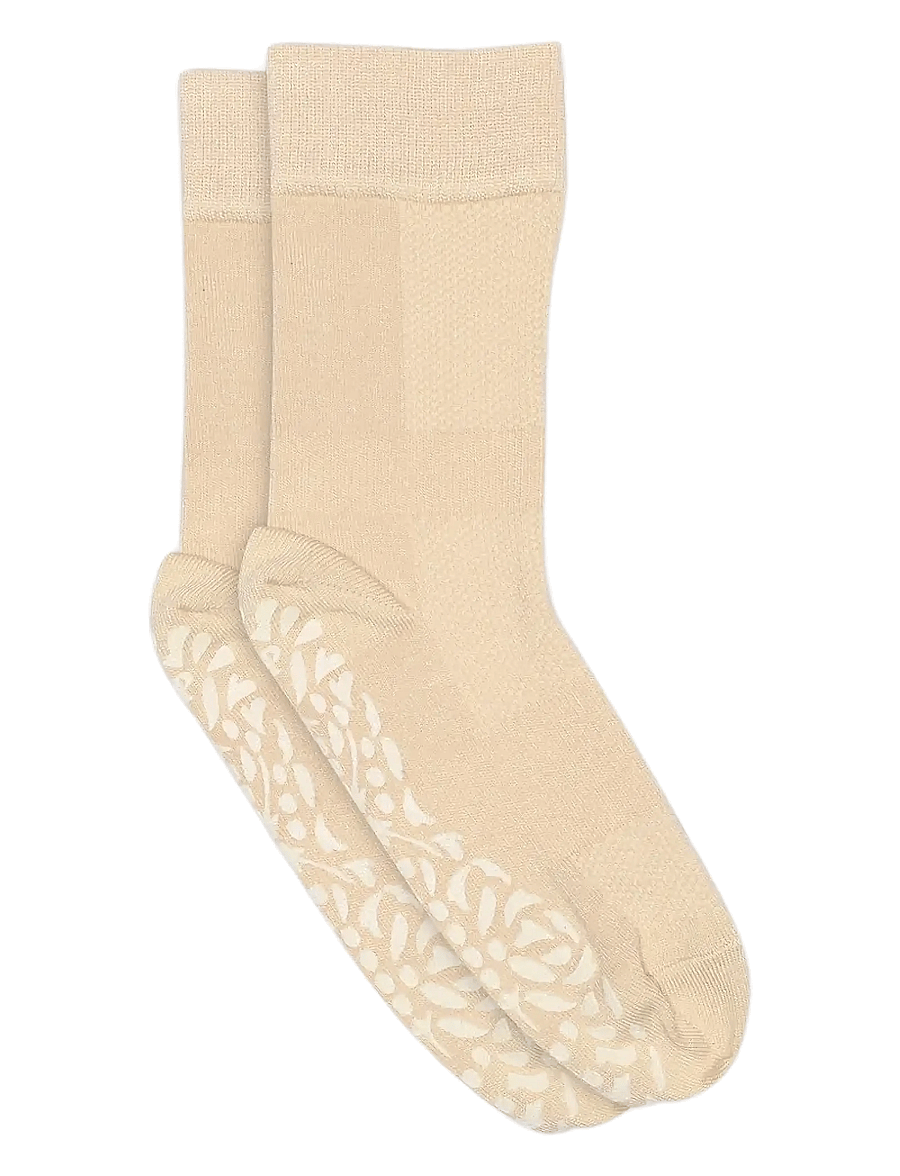 mp Denmark - Yvonne socks - anti-slip - normale socken - ecru - 0