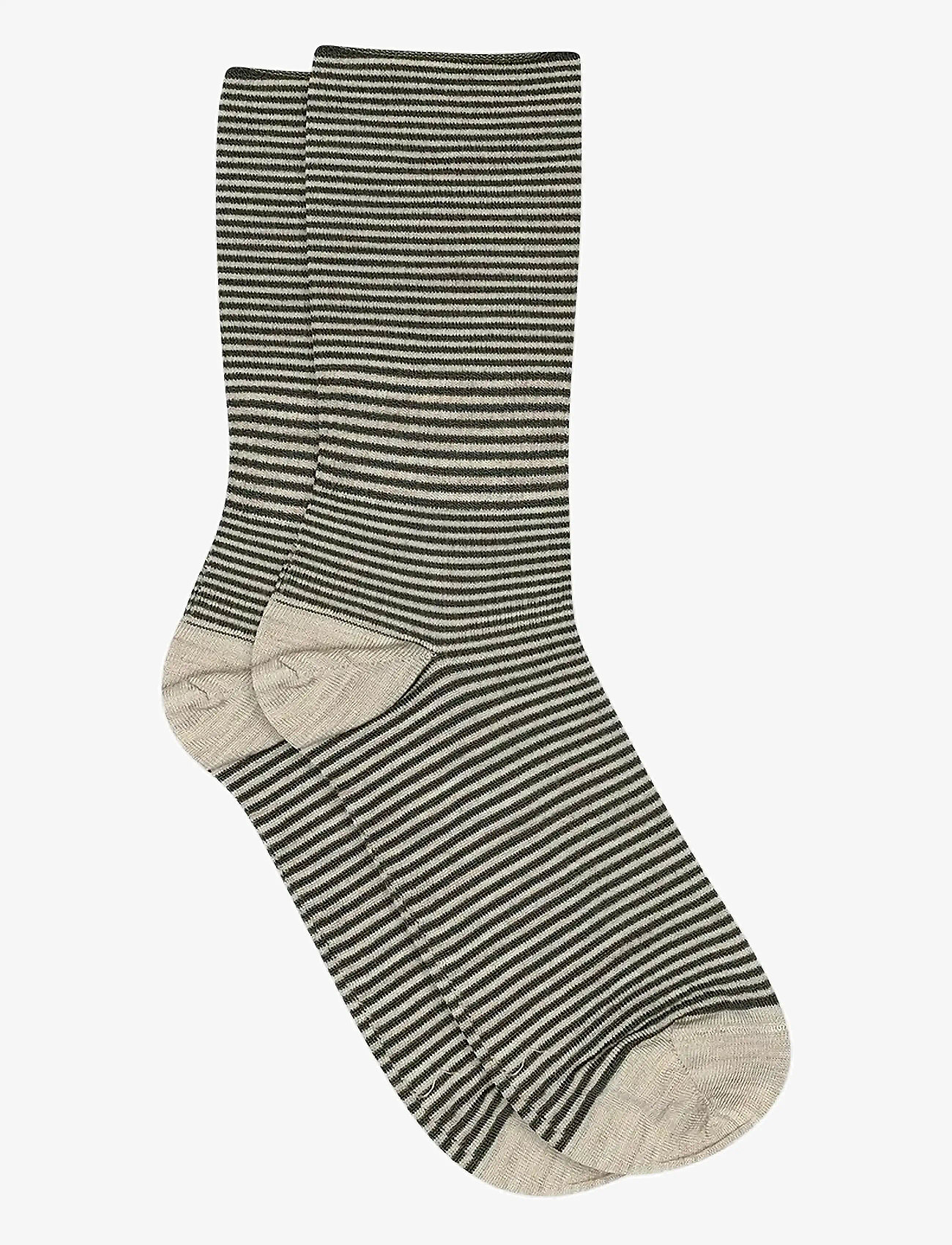 mp Denmark - Fenja socks - laveste priser - light brown melange - 0