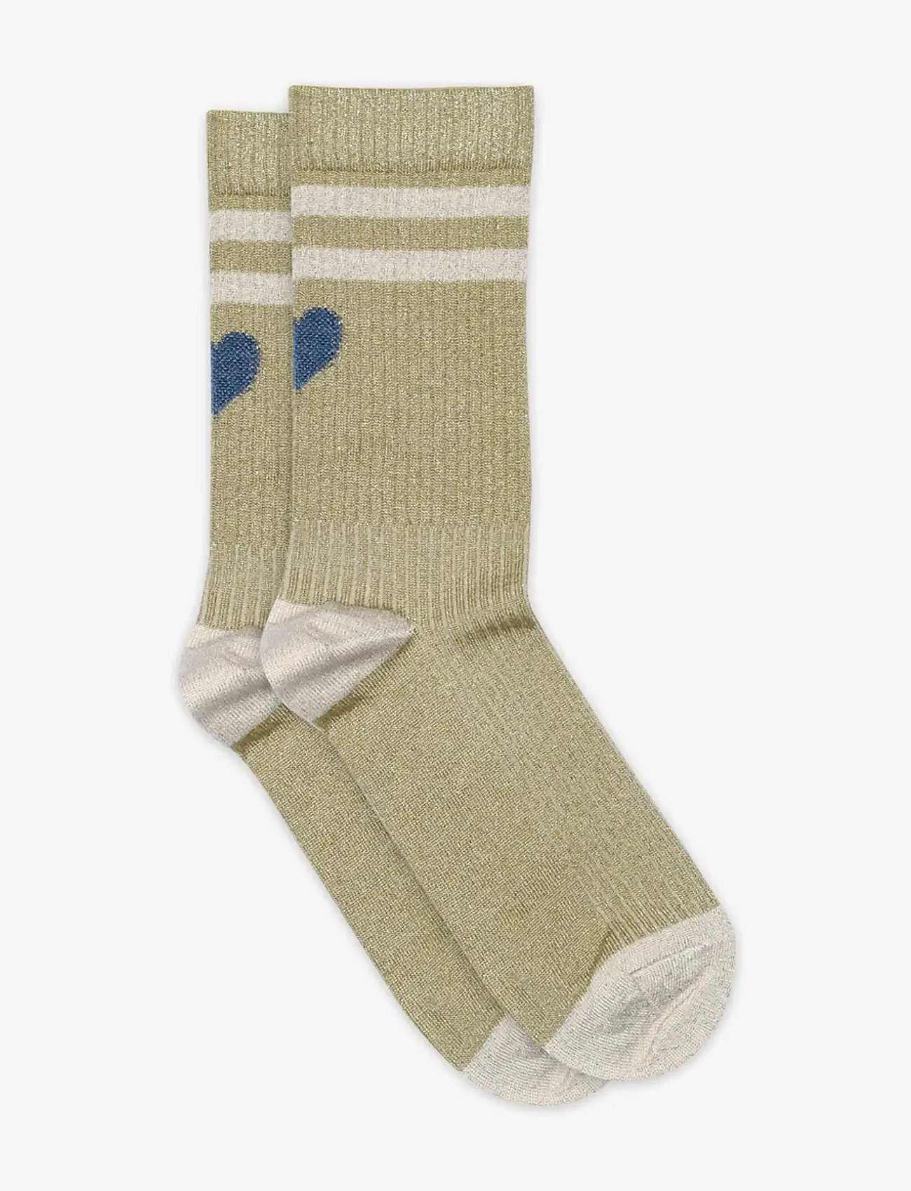 mp Denmark - Elga glitter socks - almindelige strømper - cedar - 0