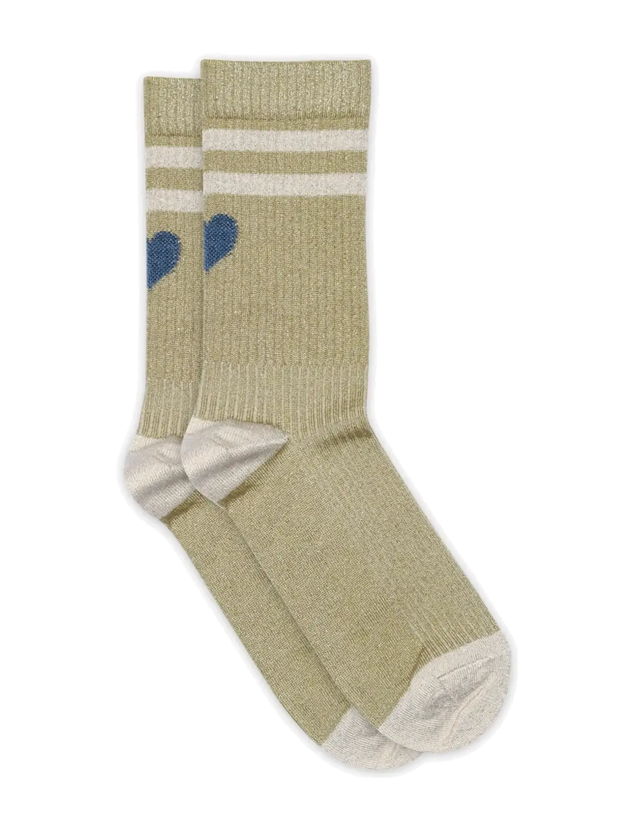 mp Denmark Elga glitter socks - Almindelige strømper - CEDAR / green