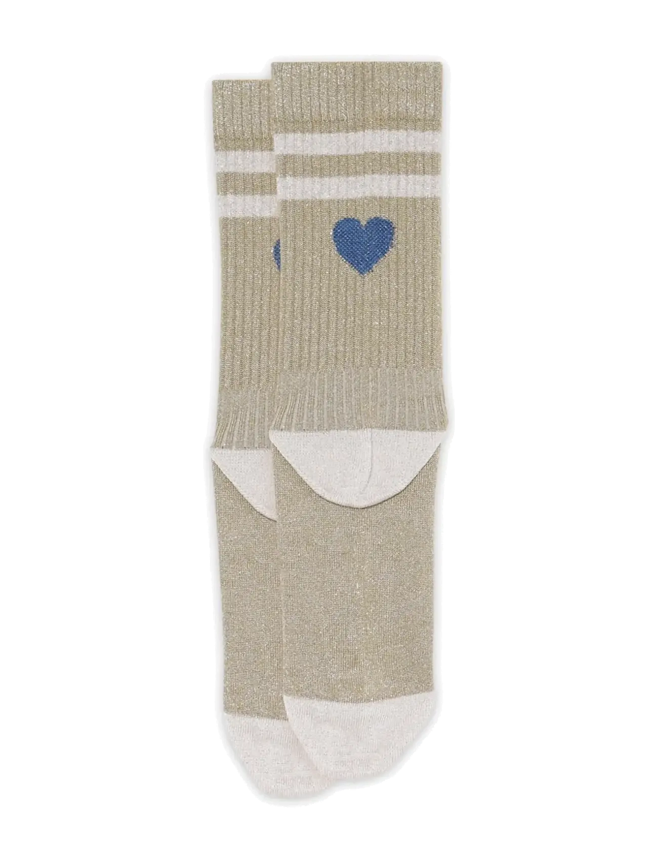 mp Denmark - Elga glitter socks - vienkāršas zeķes - cedar - 1