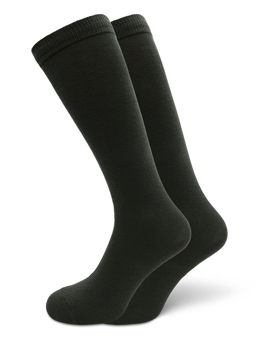 mp Denmark - Wool/cotton knee socks - knæstrømper - dusty ivy - 0