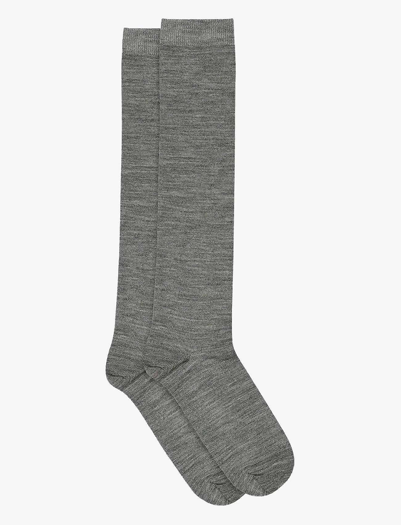 mp Denmark - Wool/Cotton knee socks - grey melange - 0